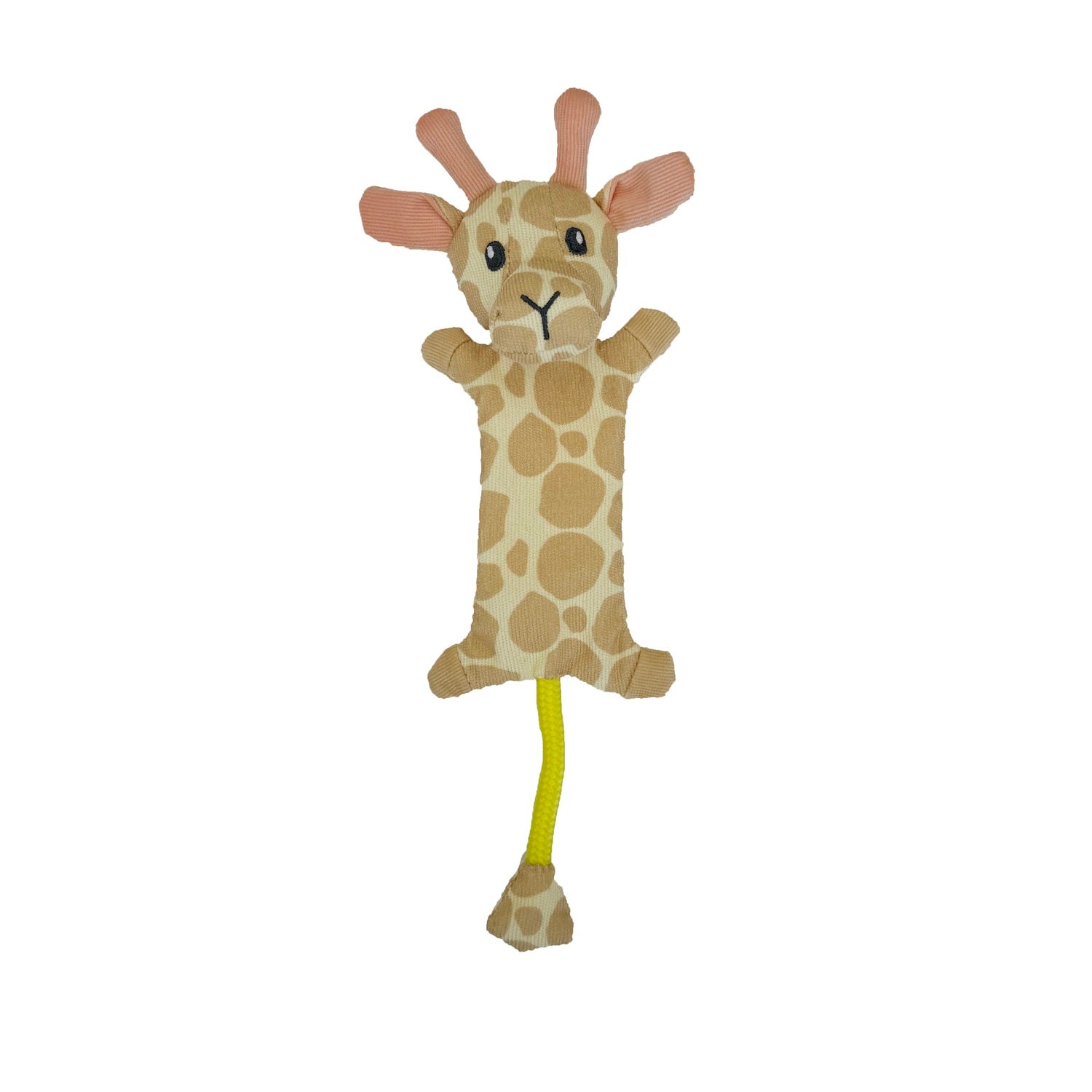 #Bff Wild World Rope Tail Crinkle Giraffe Squeaky Dog Toy