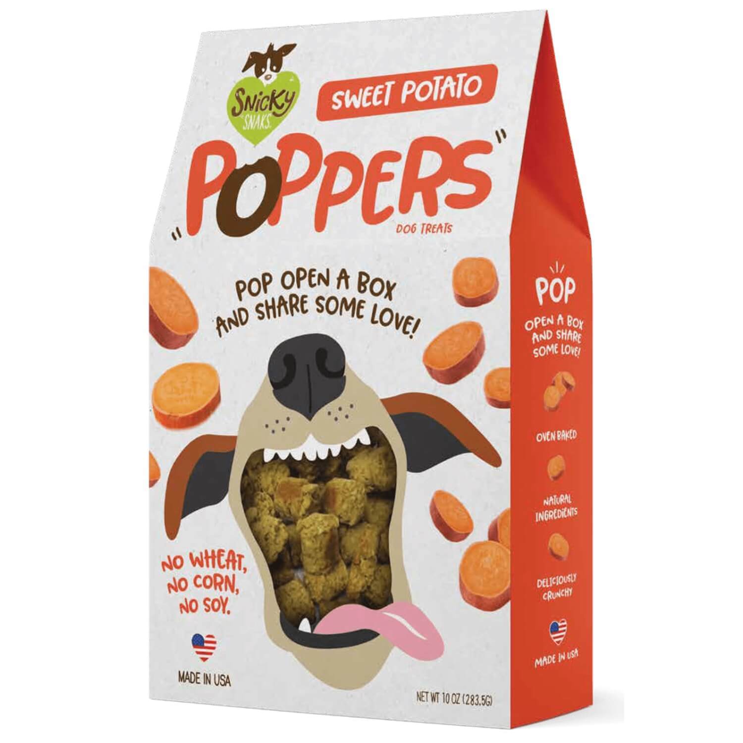 Snicky Snaks Sweet Potato Poppers Dog Treats