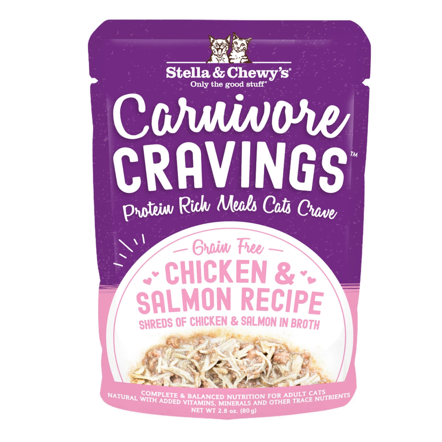Stella & Chewy's Carnivore Cravings Wet Cat Food, Chicken & Salmon Recipe