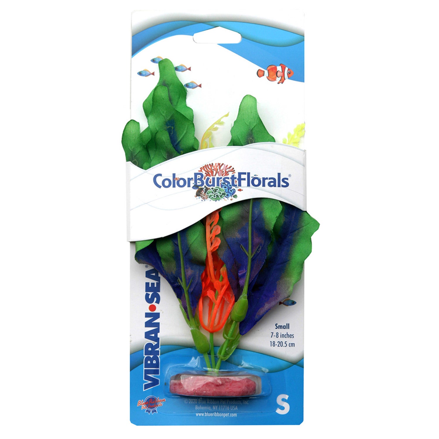 Blue Ribbon Color Burst Florals Waffle Leaf Green Small Aquarium Plant