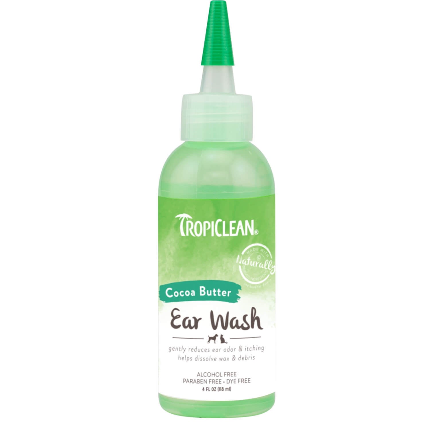 Tropiclean Alcohol Free Cocoa Butter Ear Wash For Dogs & Cats