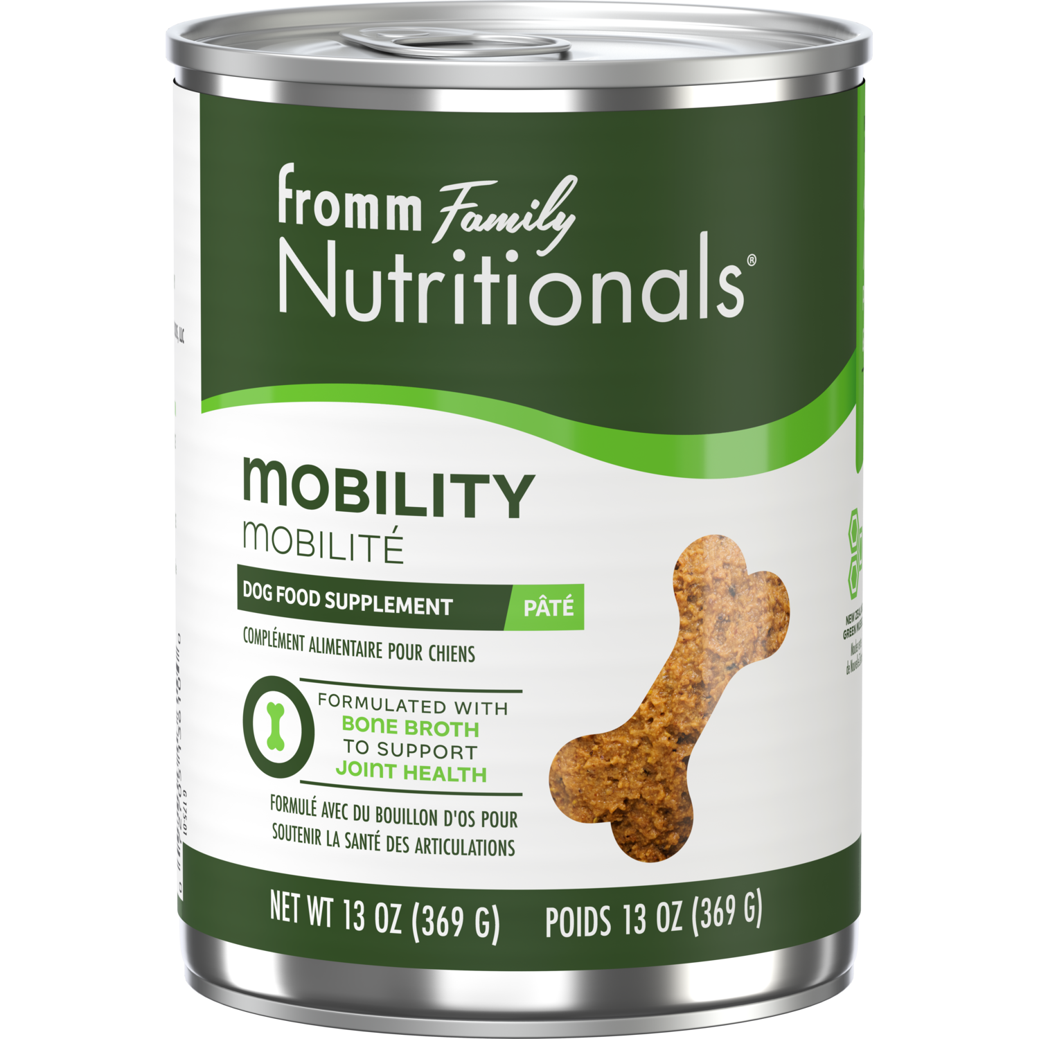 Fromm Nutritionals Mobility Supplement Pate Wet Dog Food, 13-Oz Can