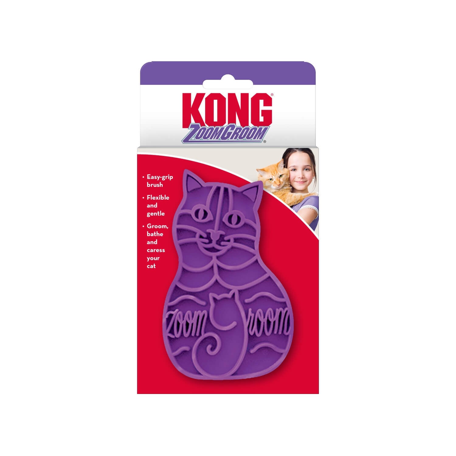 Kong Cat Zoomgroom® Cat Grooming Brush