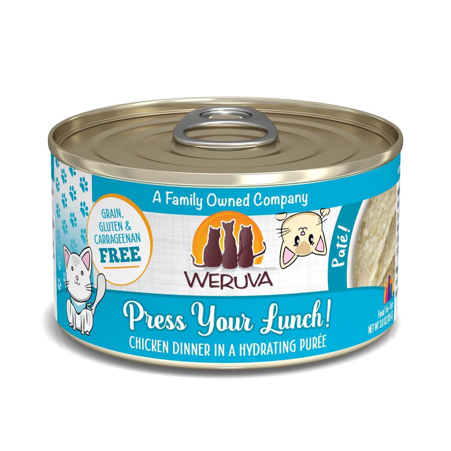 Weruva Classic Cat Paté Press Your Lunch! With Chicken Wet Cat Food