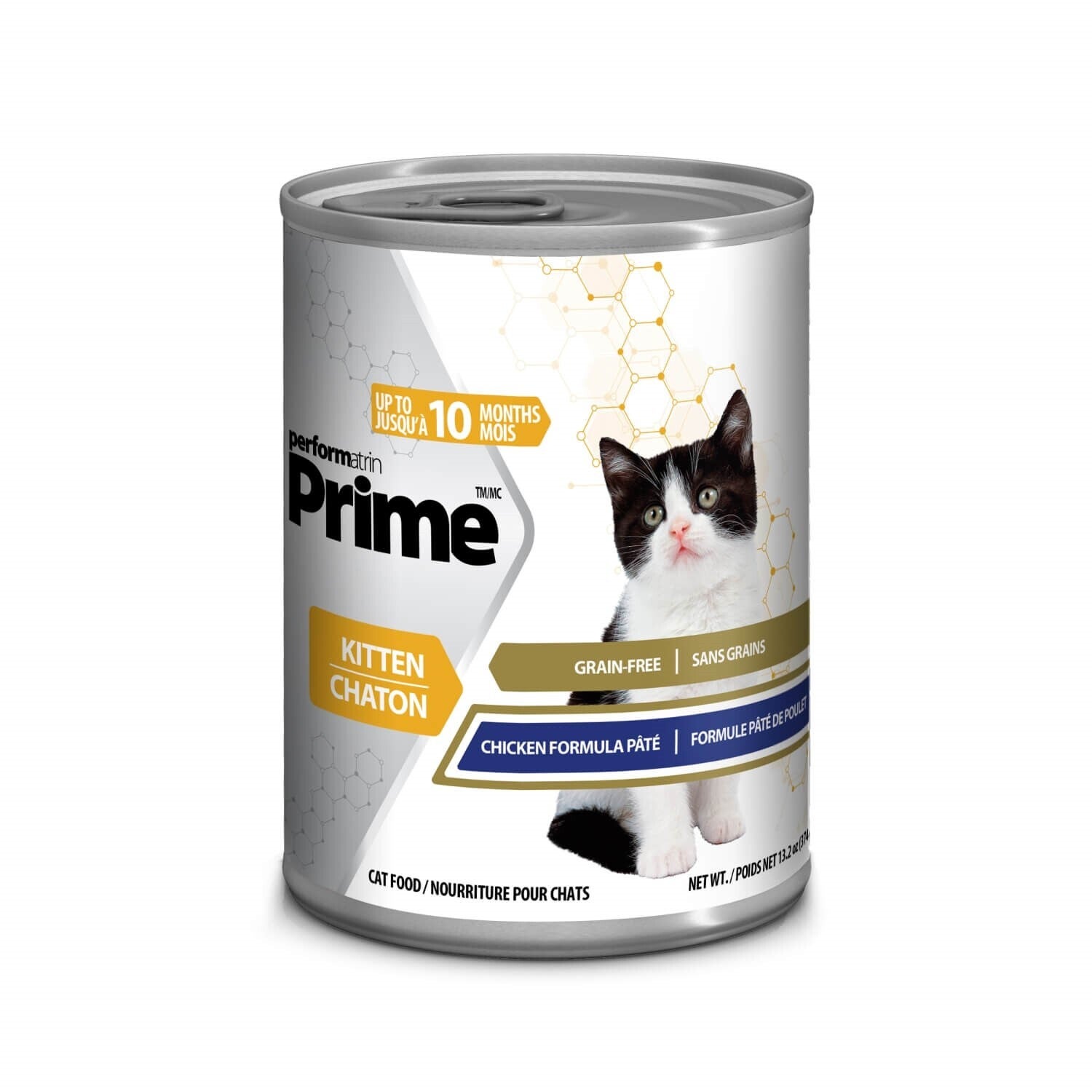 Performatrin Prime Kitten Grain-Free Chicken Formula Wet Cat Food, 13.2-Oz Can