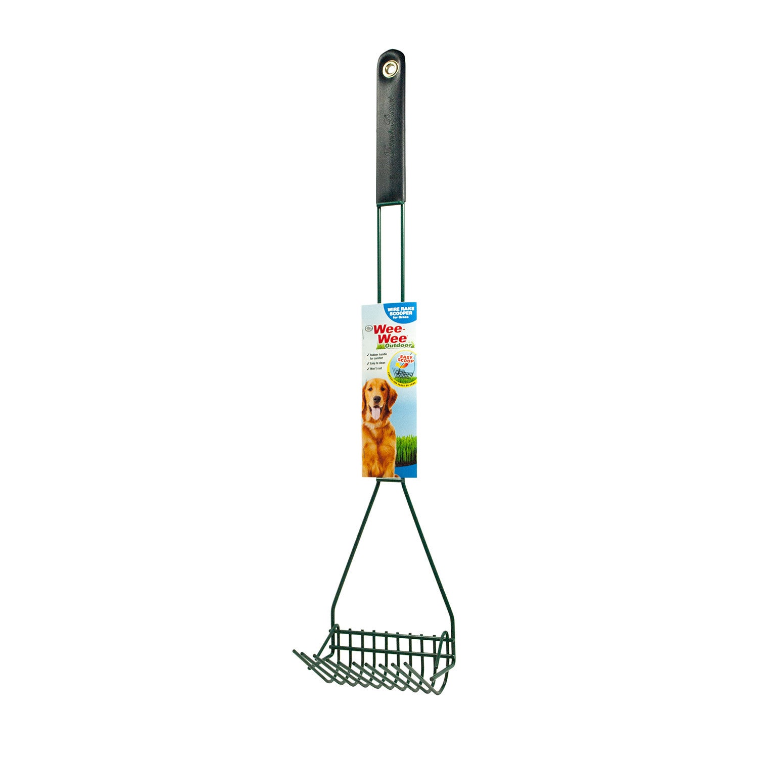 Four Paws Wee-Wee Wire Rake Dog Pooper Scooper For Grass, Small