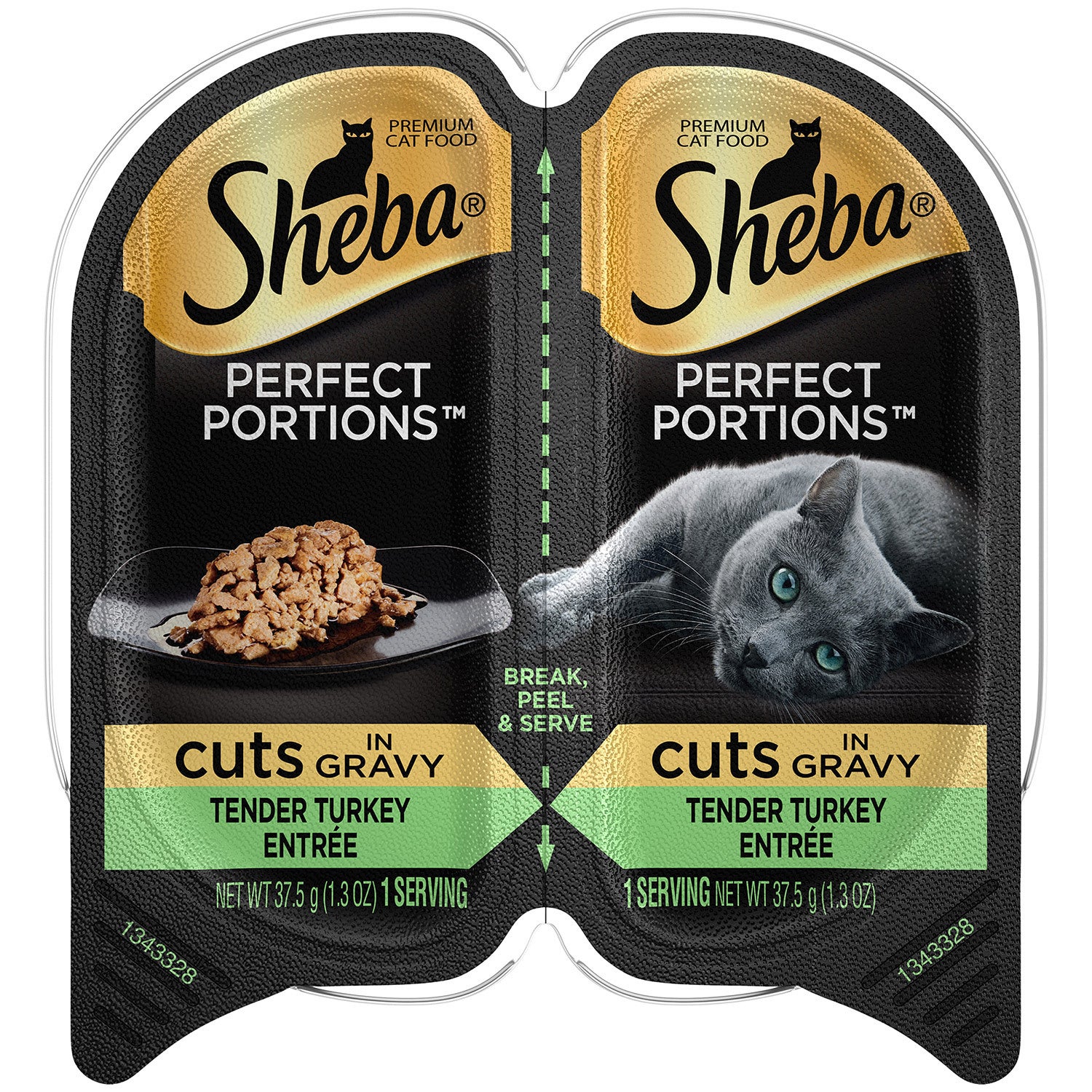 Sheba Perfect Portions Cuts In Gravy Tender Turkey Entree Cat Food