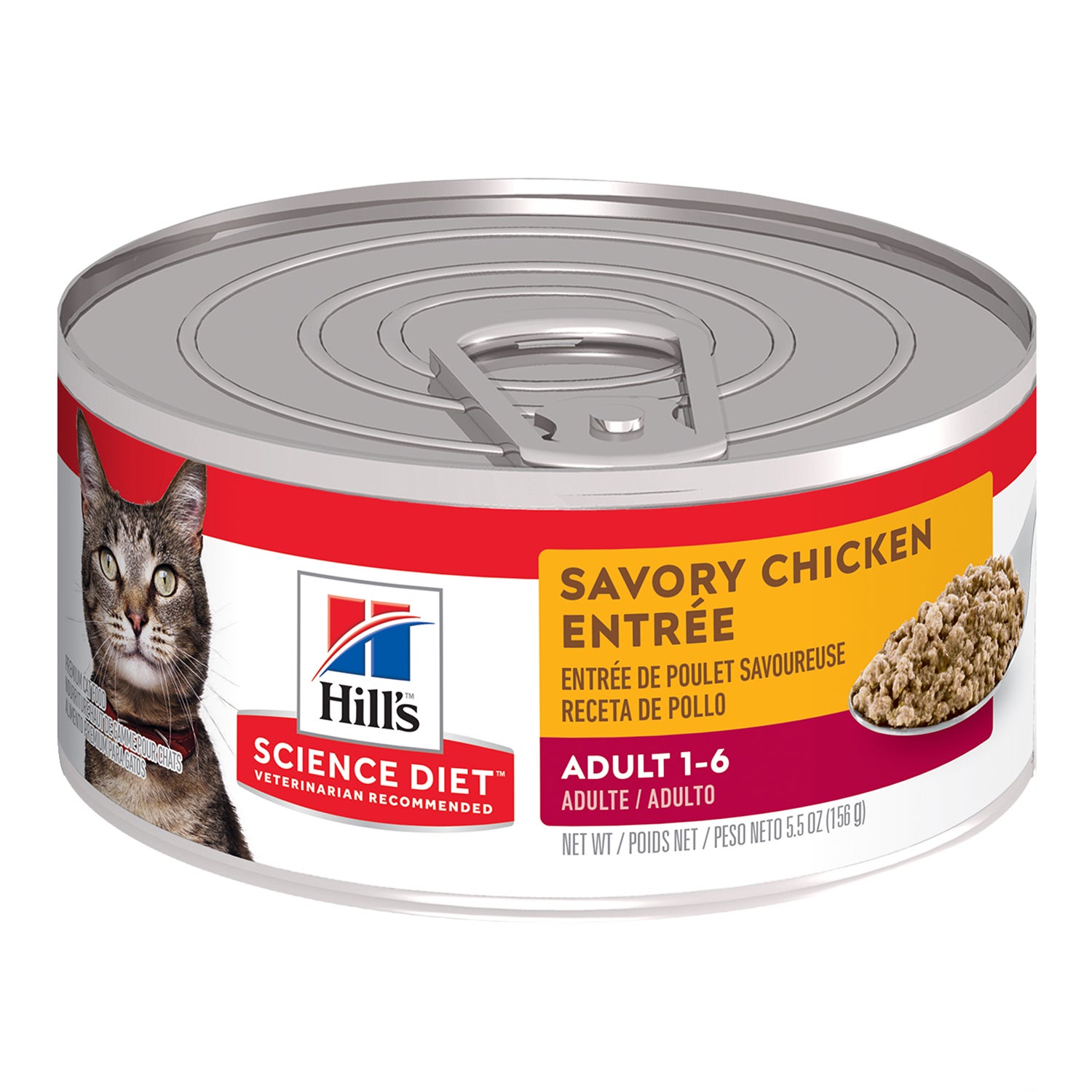 Hill's Science Diet Adult Savory Chicken Entree Wet Cat Food
