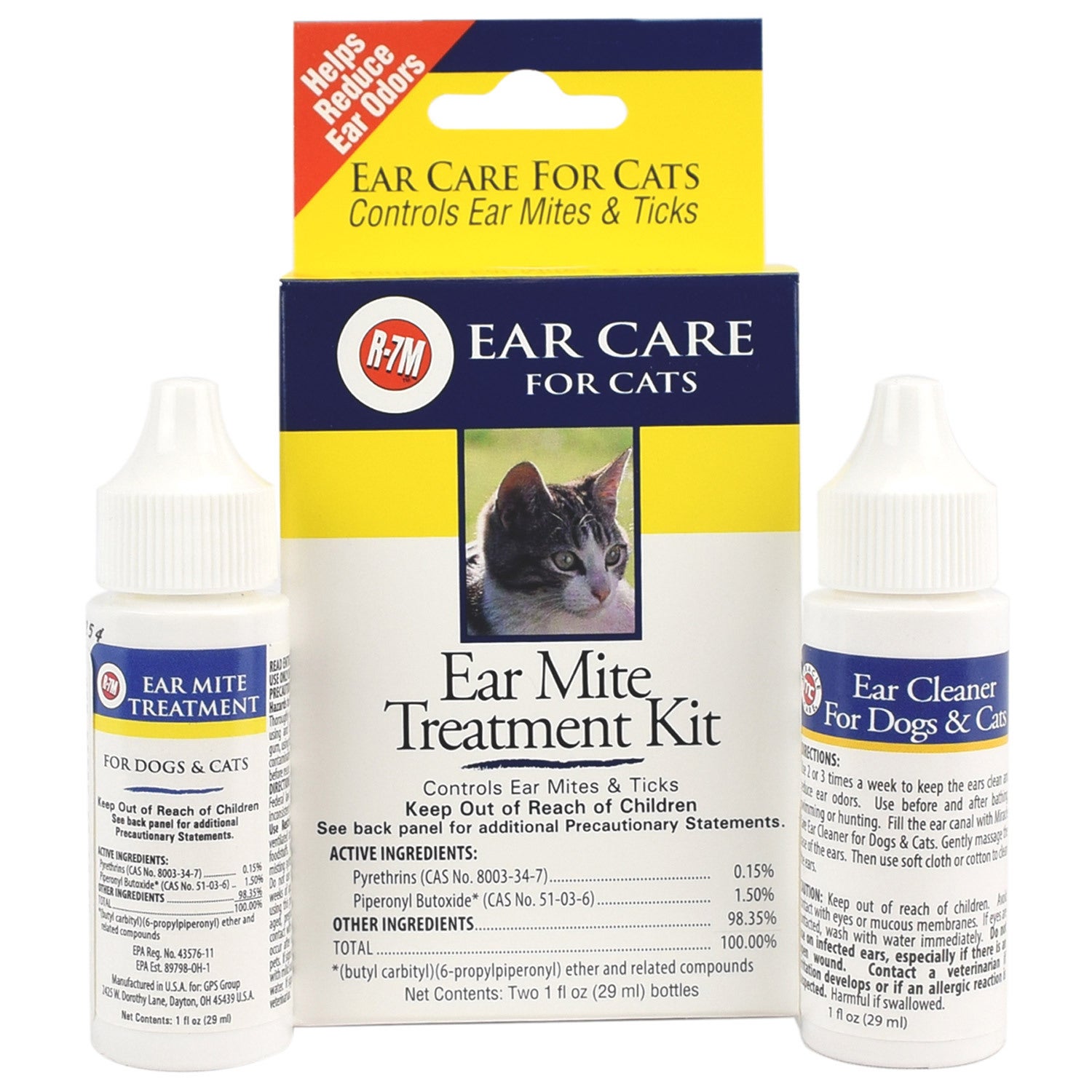 Miracle Care R-7M Ear Mite Treatment Kit