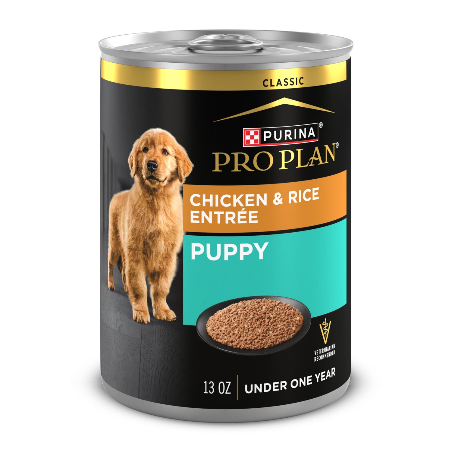 Purina Pro Plan Puppy Wet Dog Food, Classic Chicken And Rice Pate Entrée - 13-Oz