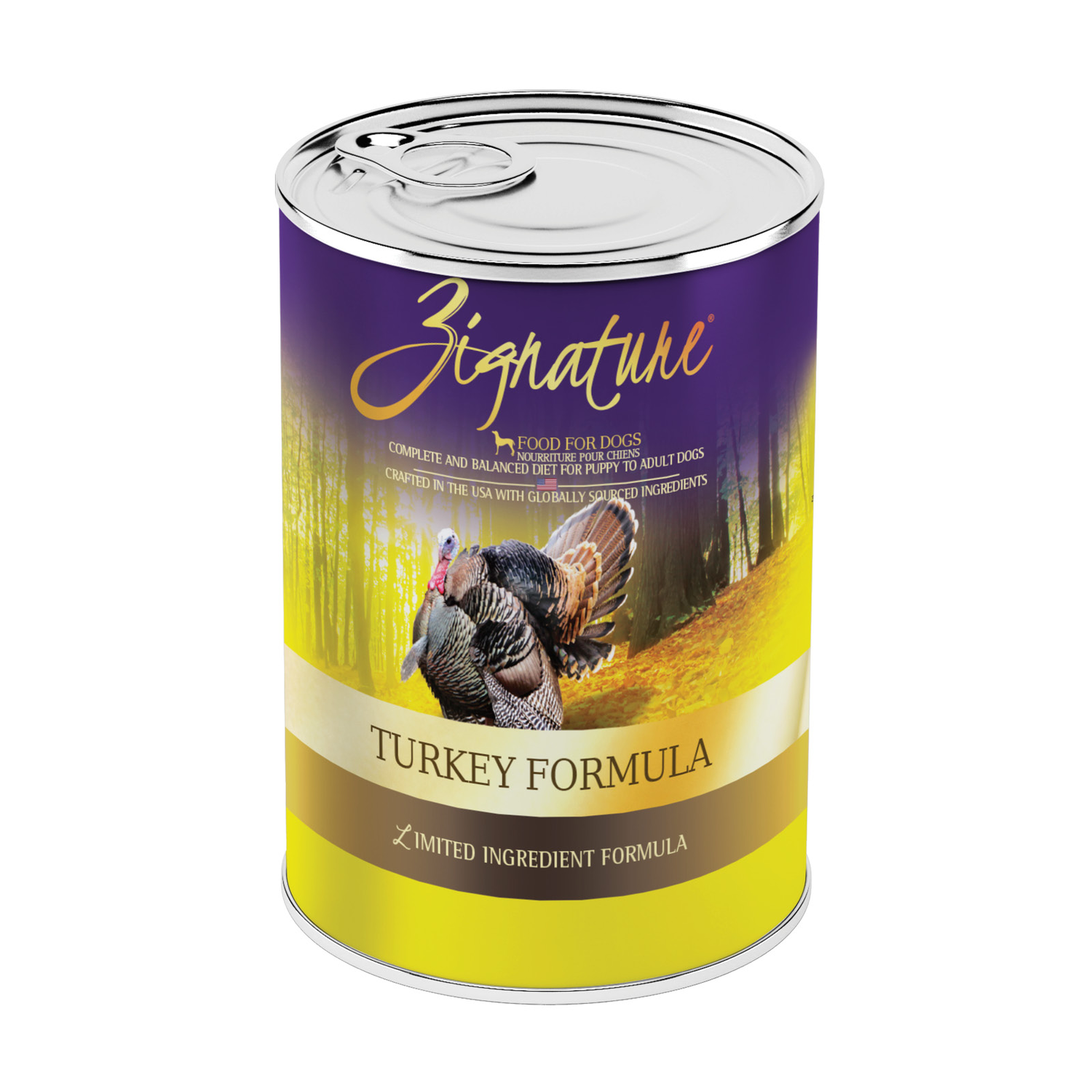 Zignature Turkey Formula Limited Ingredient Wet Dog Food, 13-Oz
