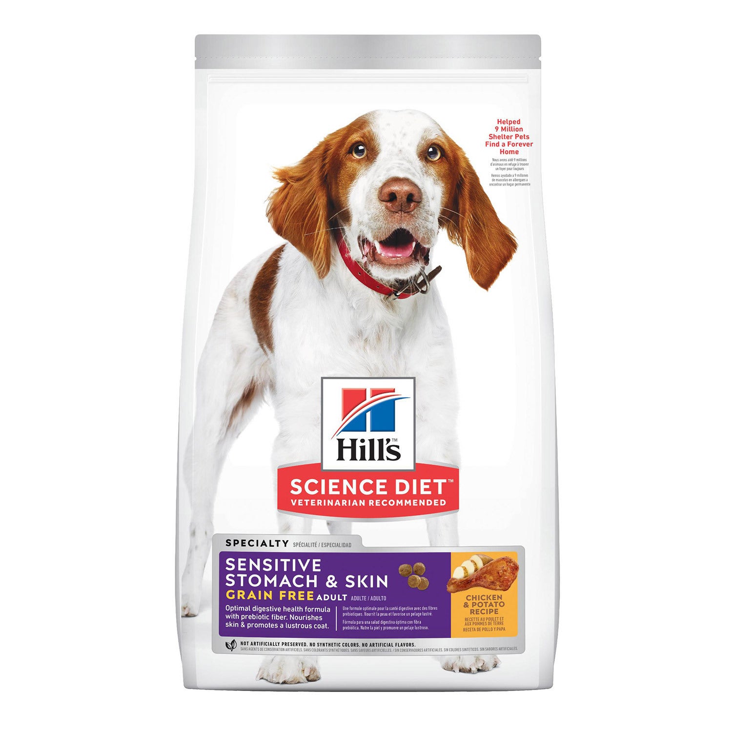 Hill's Science Diet Adult Sensitive Stomach & Skin Grain Free Chicken & Potato Recipe Dry Dog Food