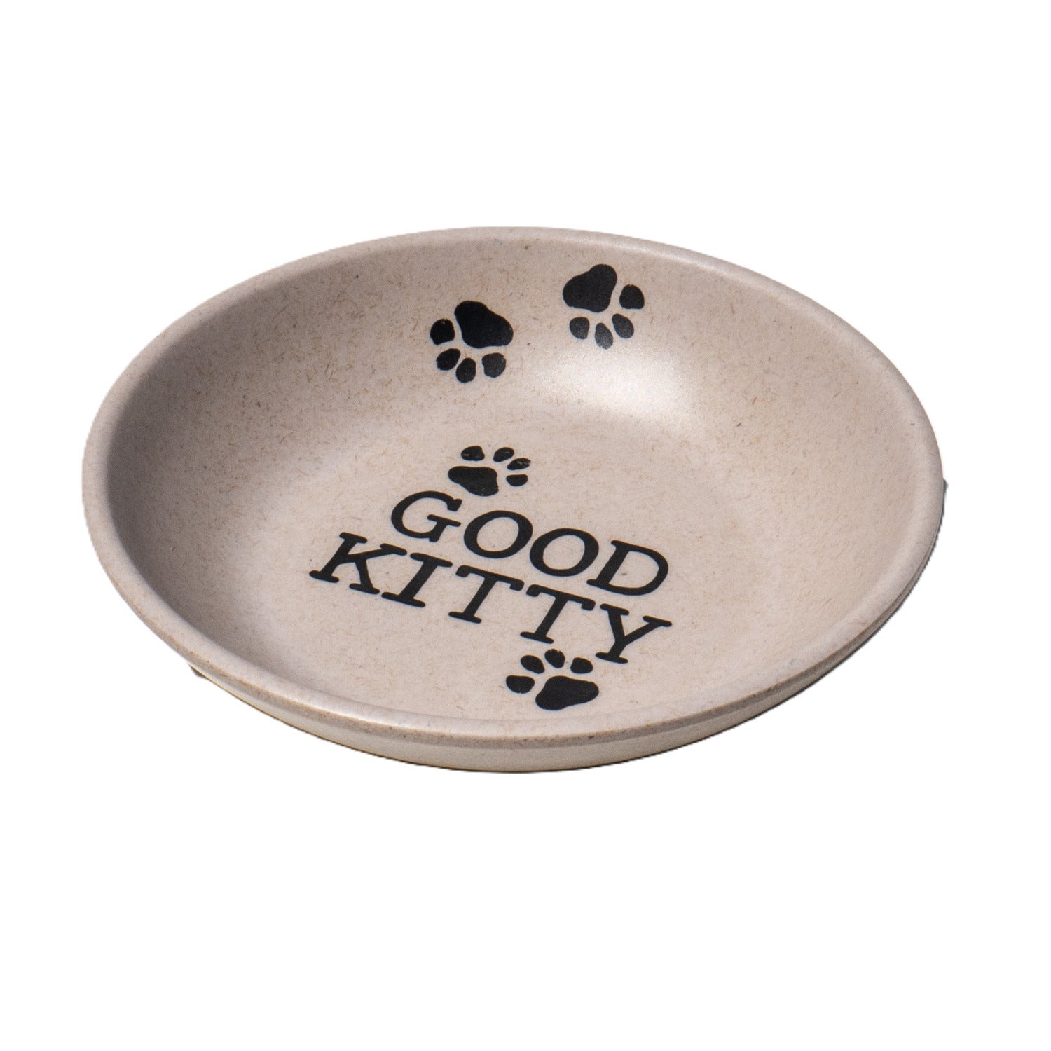 Abode Homewares Good Kitty Paw Prints Cat Bowl, 5.2