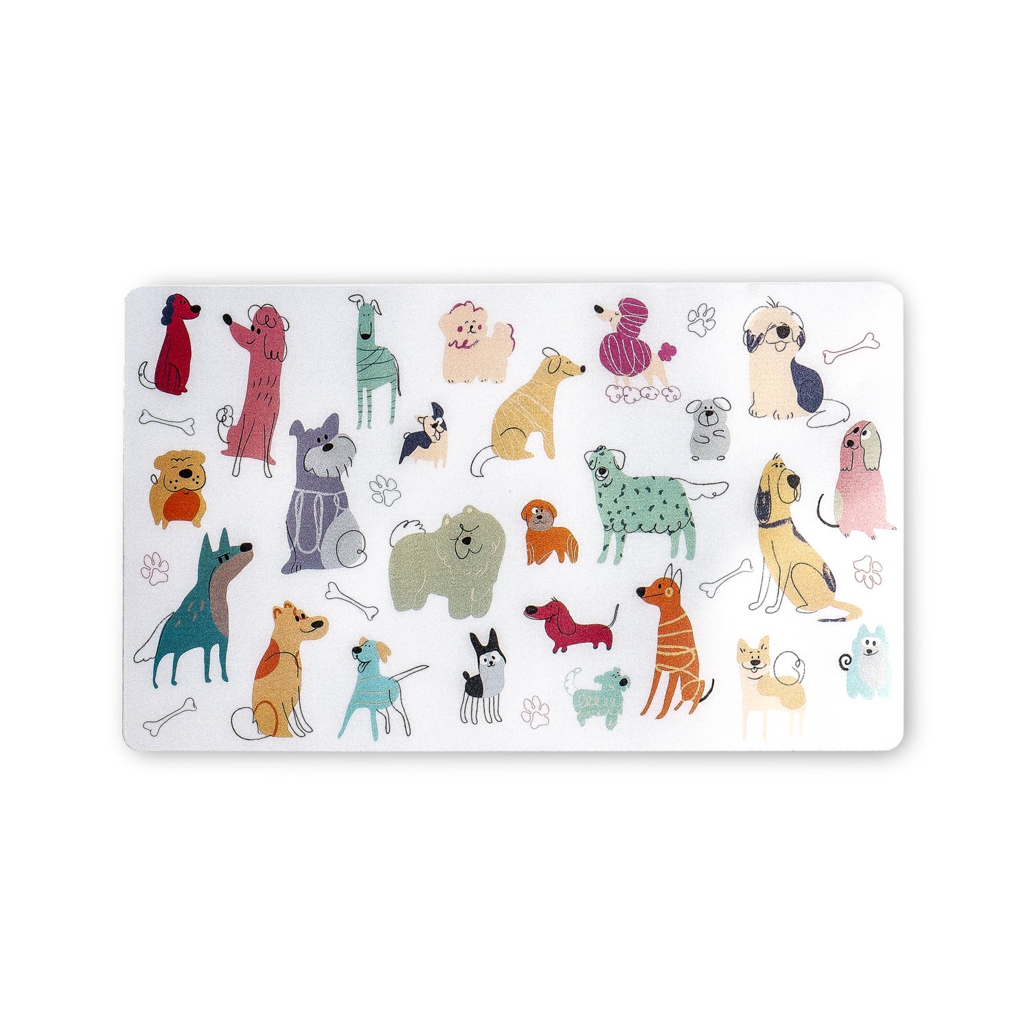 Abode Homewares Whimsy Print Dog Feeding Placemat