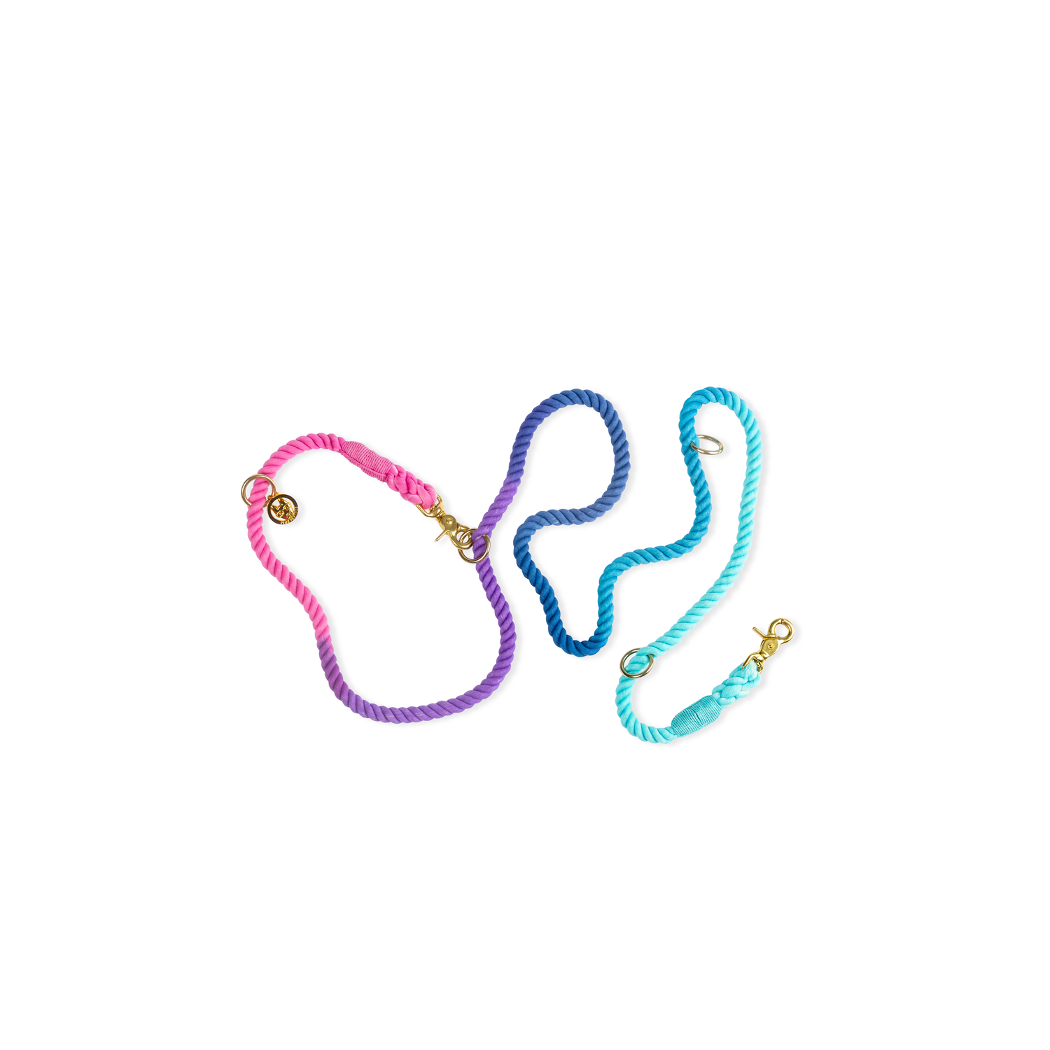 Pink Papyrus Pixie Hands-Free Adjustable-Length Rope Dog Leash, 7