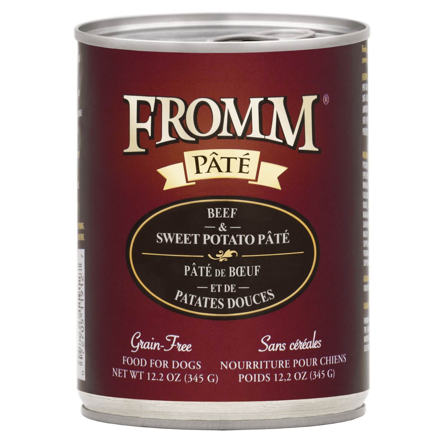 Fromm Pâté Beef & Sweet Potato Pâté Food For Dogs 12.2 Oz