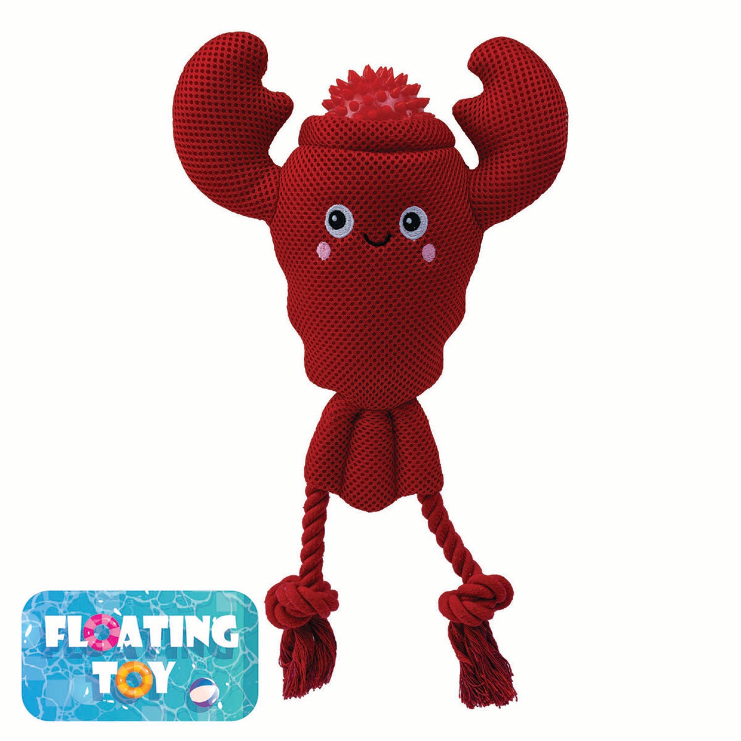Territory Lobster 2-In-1 Floating Dog Toy