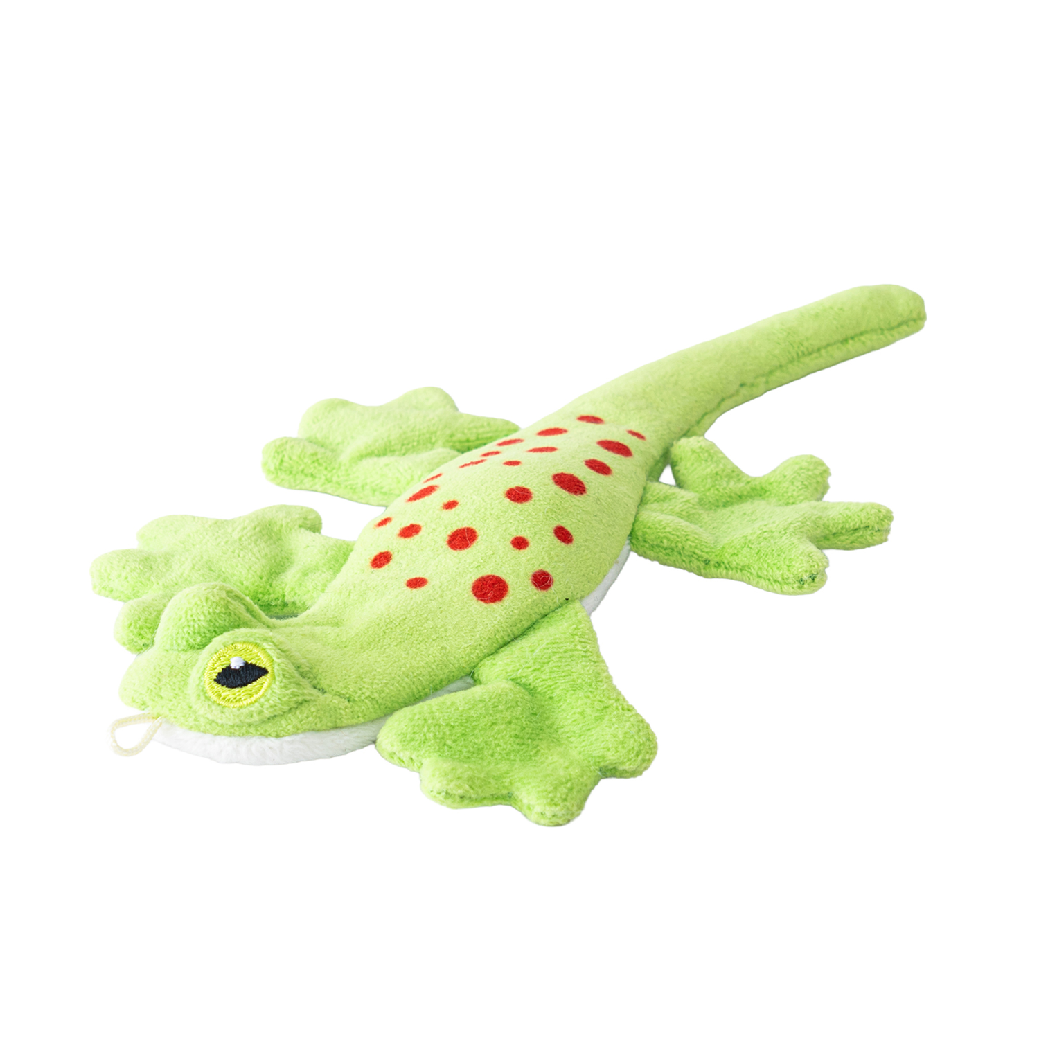 Tall Tails Lizard Rope Body Stuffless Squeaker Plush Dog Toy, 8-Inch