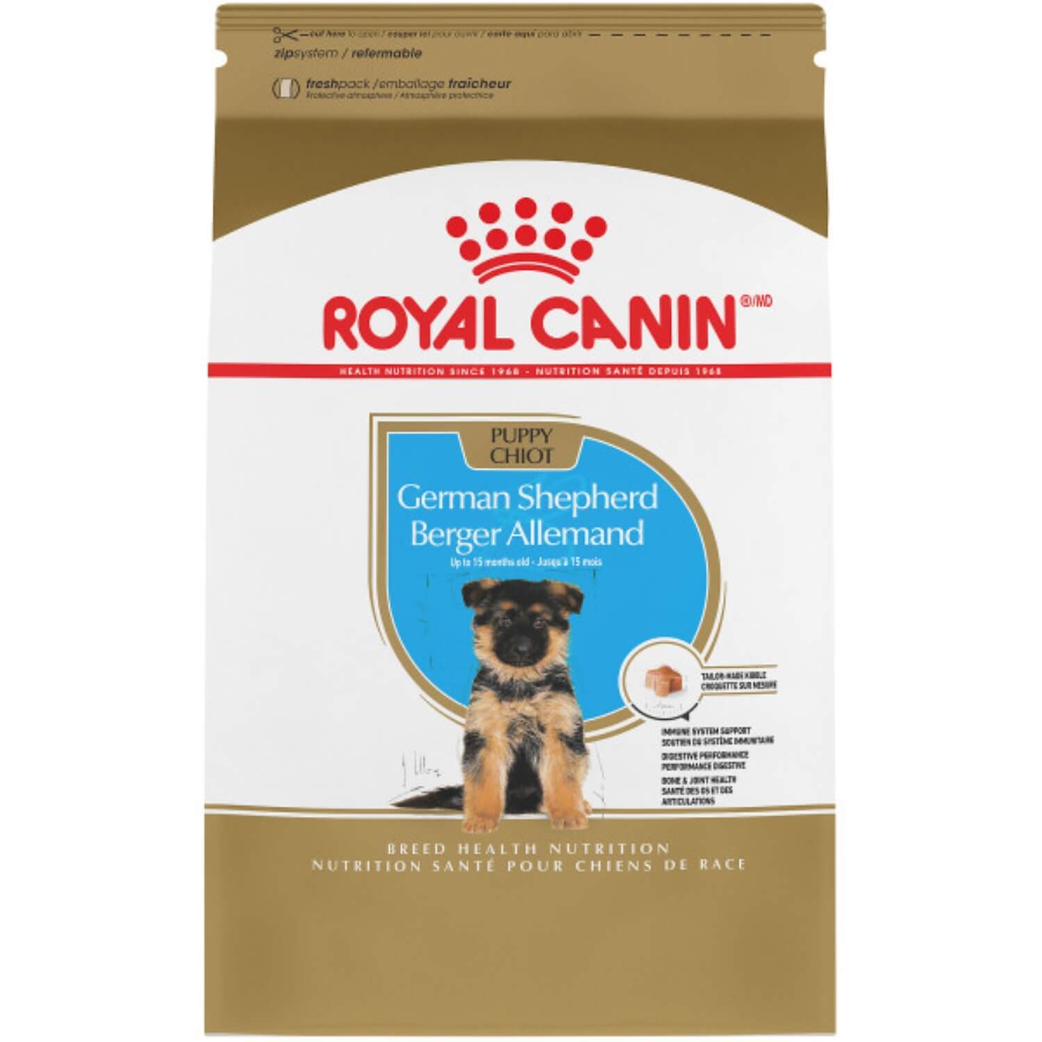 Royal Canin Breed Health Nutrition German Shepherd Puppy Dry Dog Food, 30-Lb Bag