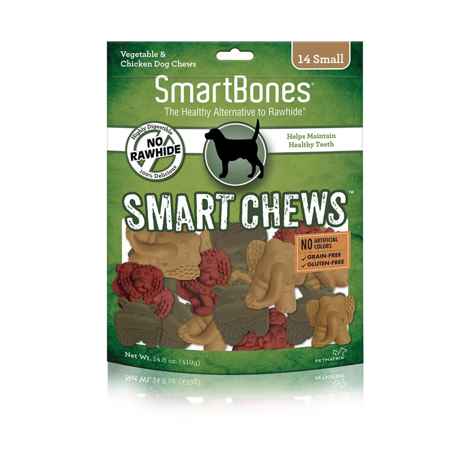 Smartbones Smart Chews Small Grain Free Rawhide Alternative Chews Dog Treats, 14 Count