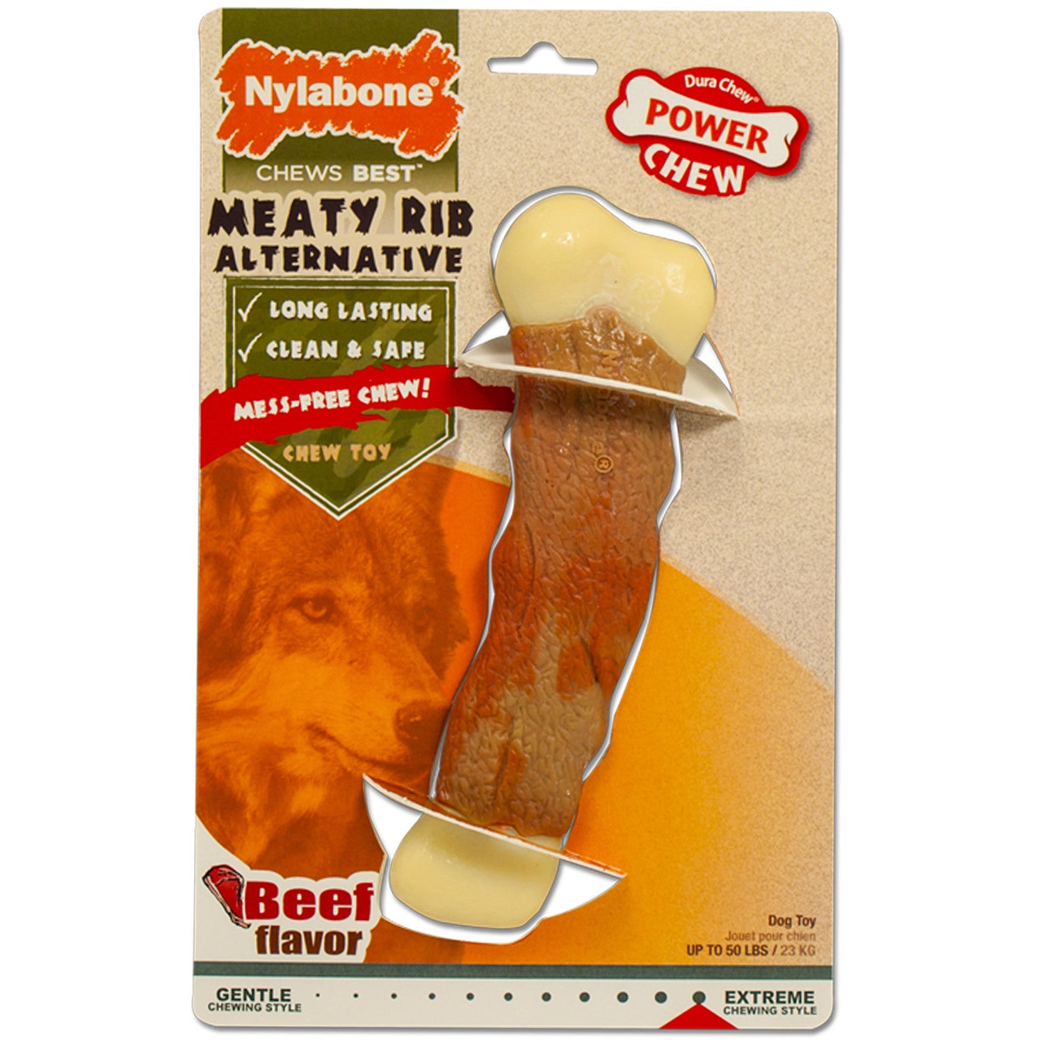 Nylabone Rib Alternative Chew Toy
