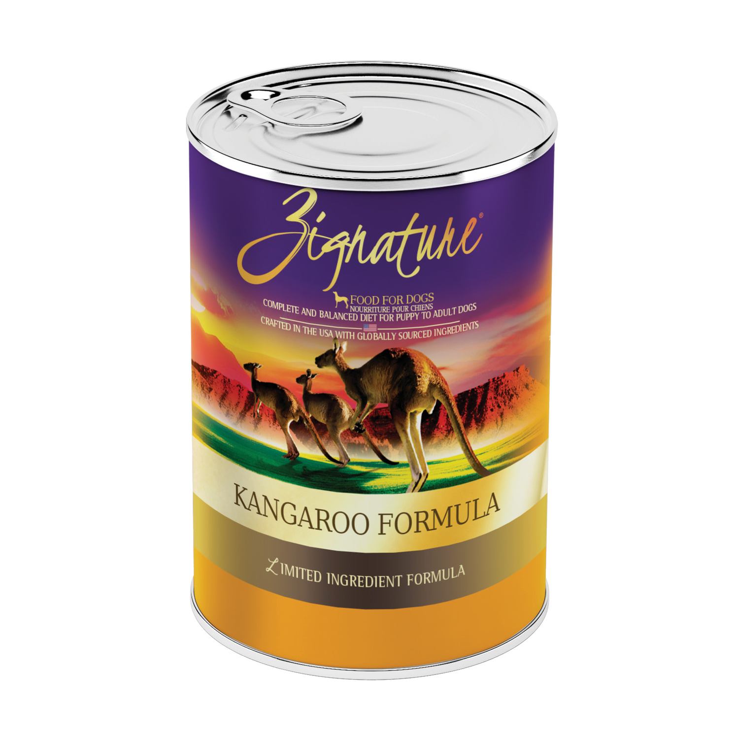 Zignature Kangaroo Formula Limited Ingredient Wet Dog Food, 13-Oz