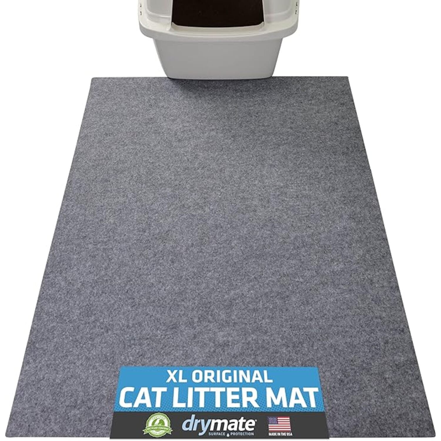 Drymate Original Xl Cat Litter Mat, Savannah Grey, 29 X 36