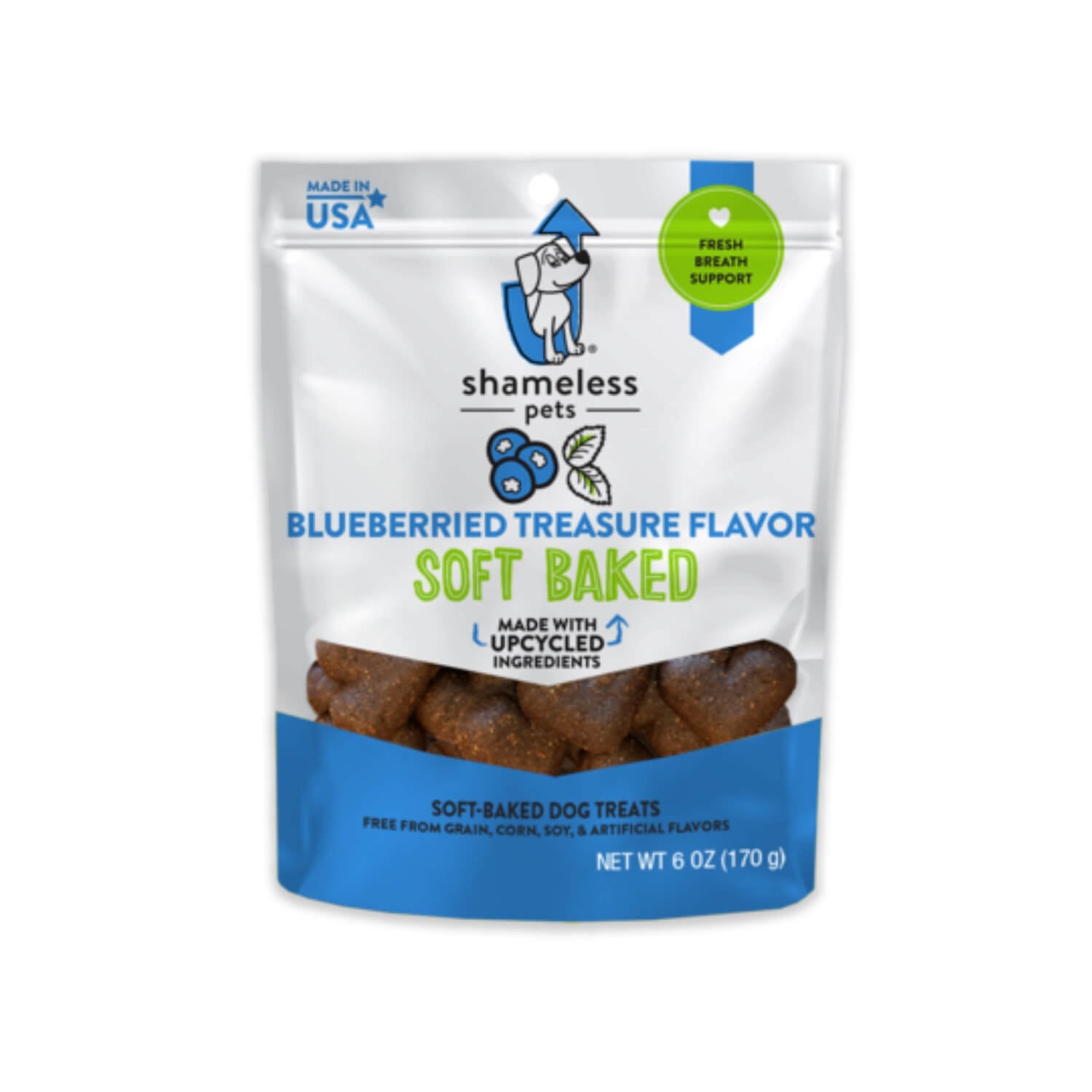 Shameless Pets Blueberried Treasure Soft-Baked Dog Biscuit Treats