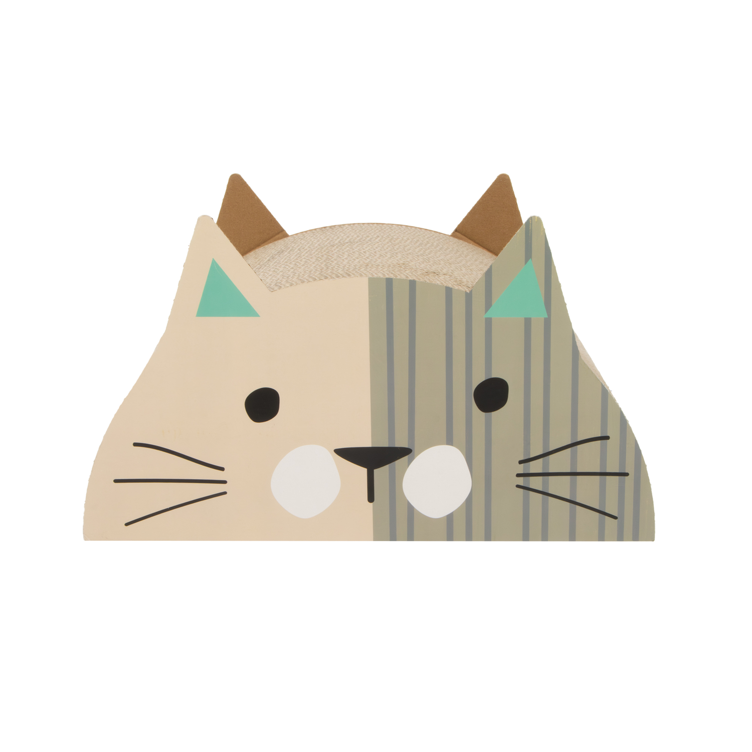 Aristopet Multi-Colored Playful Cardboard Ears Cat Scratcher