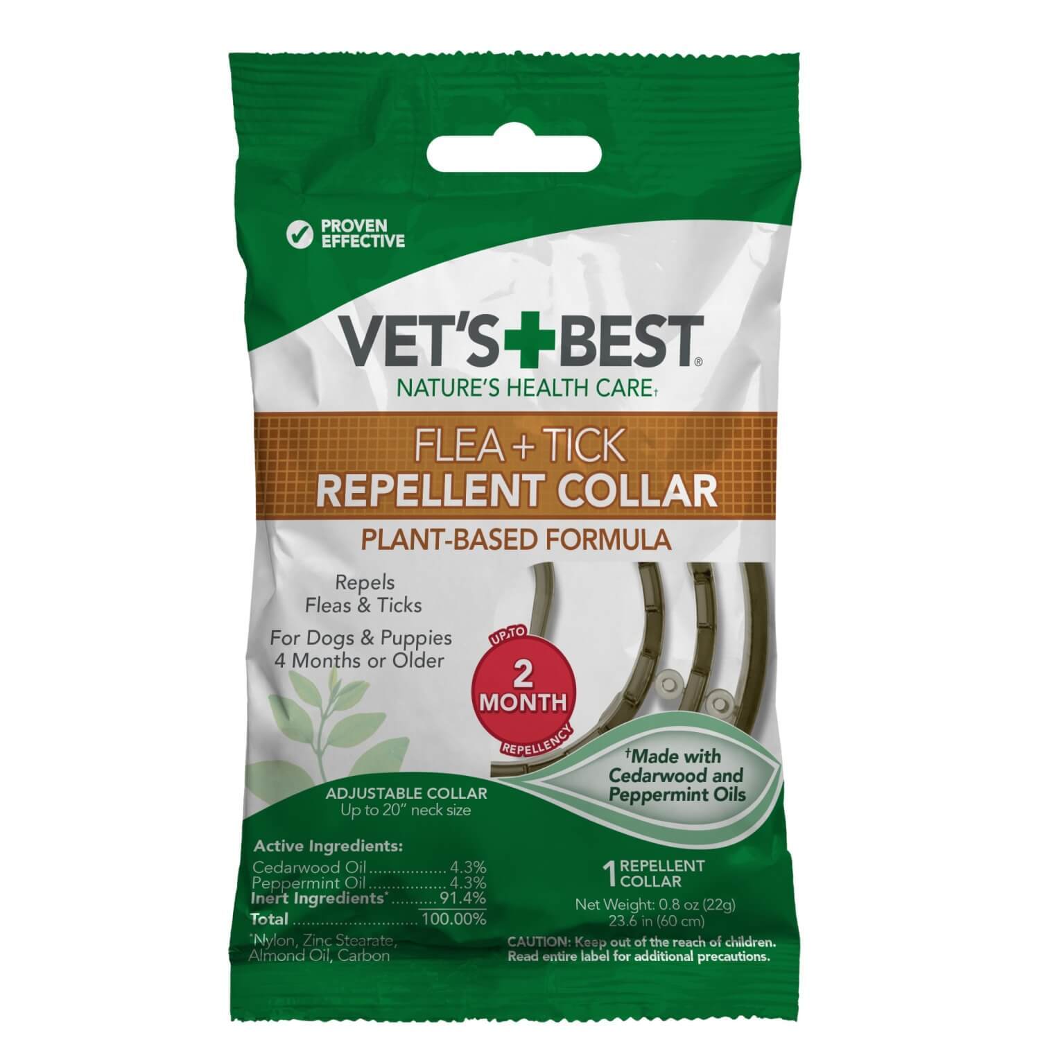 Vets Best Flea & Tick Repellent Dog Collar