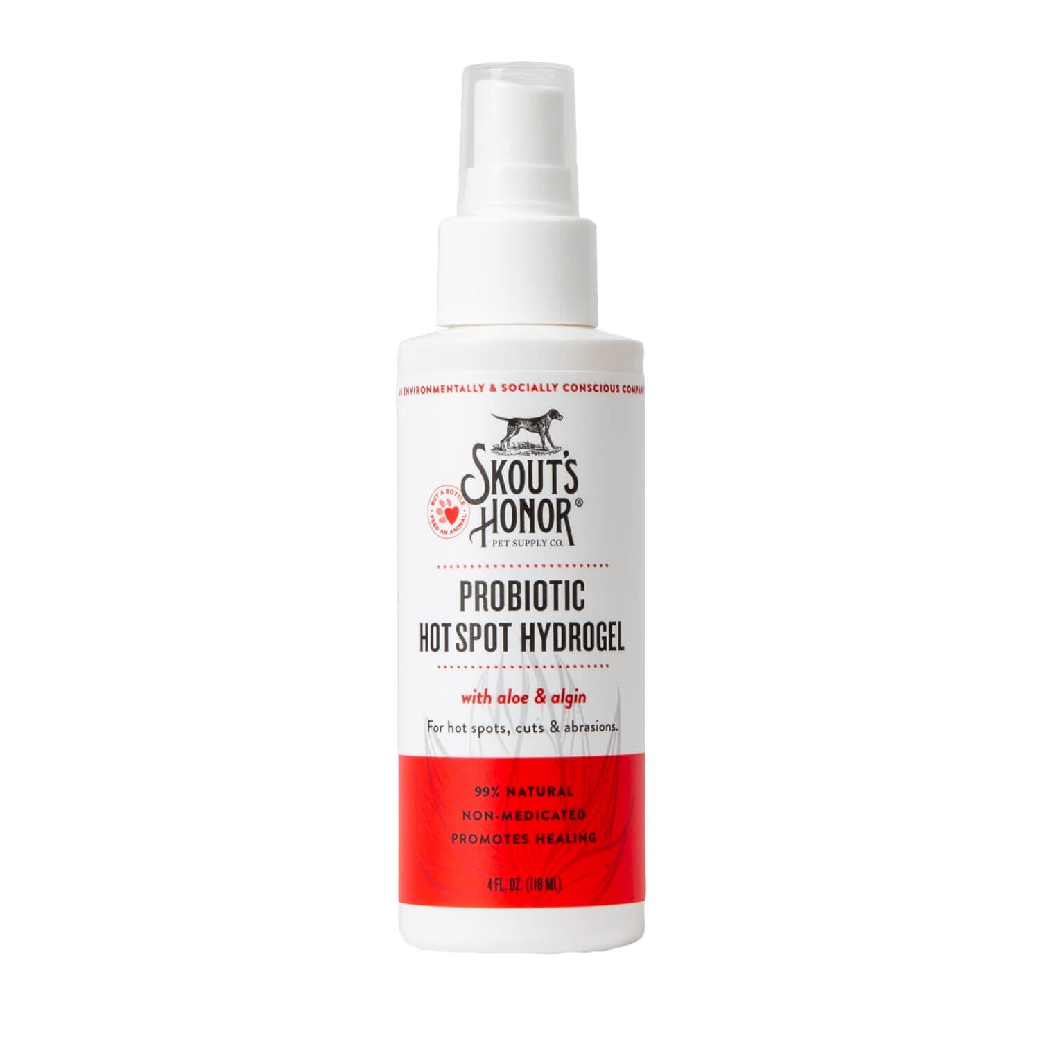 Skout's Honor Probiotic Hot Spot Hydrogel For Dogs & Cats, 4-Oz