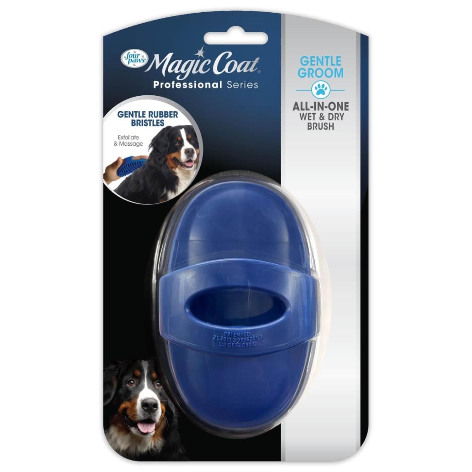 Magic Coat Four Paws Professional Series All-In-One Wet & Dry Brush For Dogs