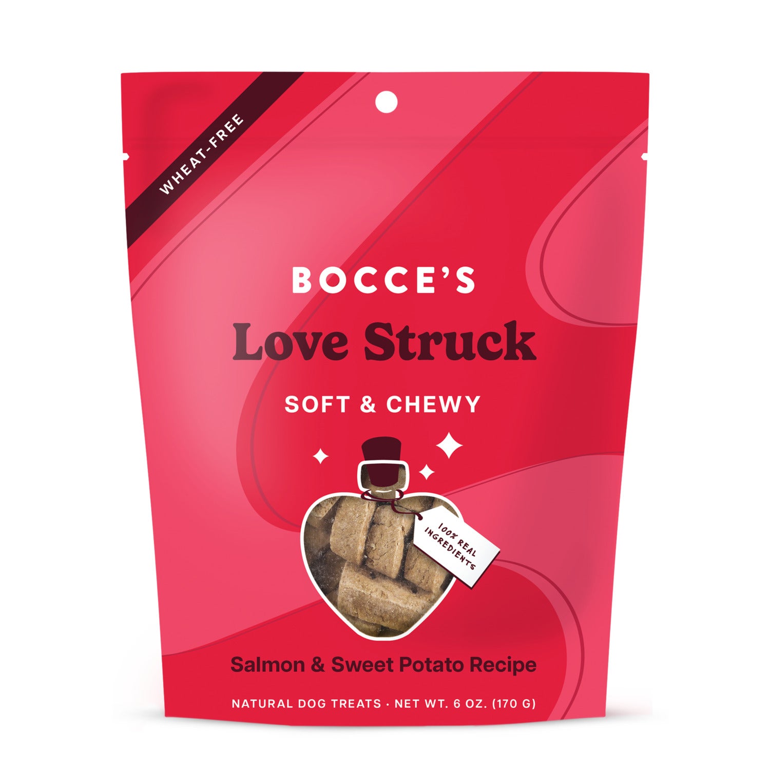 Bocce's Bakery Love Struck Valentine's Day Soft & Chewy Dog Treats, 6-Oz