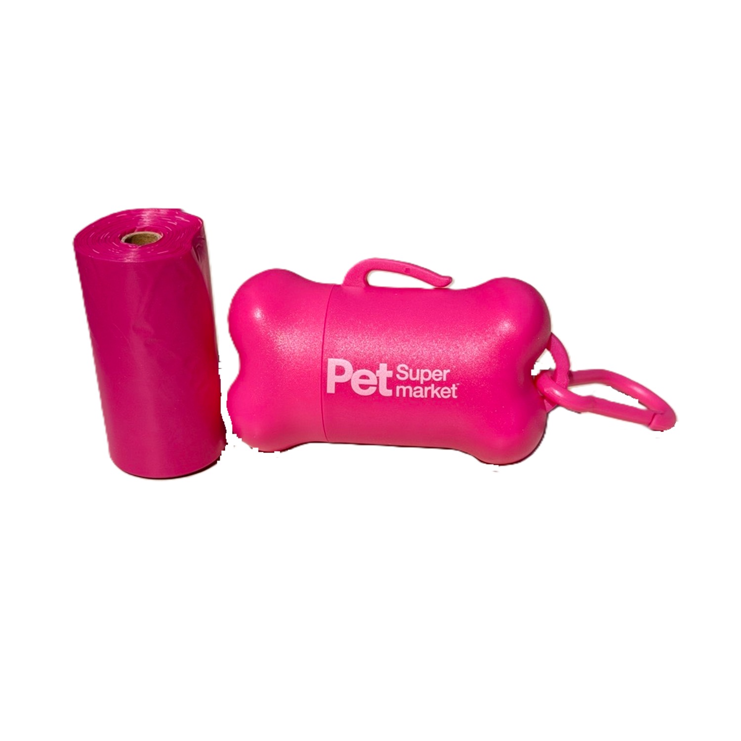 Aristopet Refillable Dispenser With Two Extra Thick Lavender Scented Poop Bag Rolls, Pink