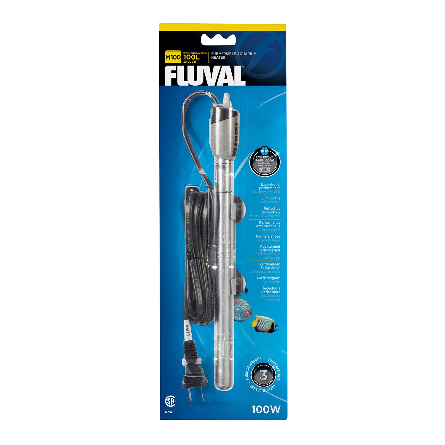 Fluval M-Series Submersible Aquarium Heater