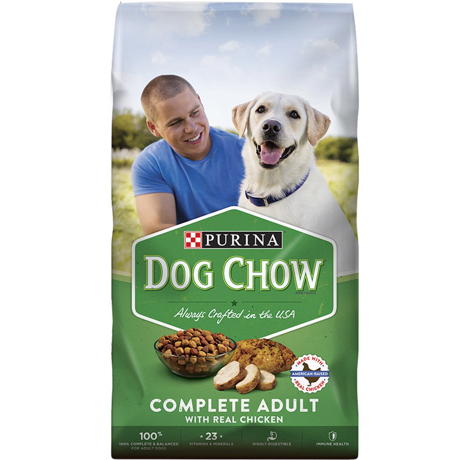 Purina Dog Chow Complete Kibble With Chicken Flavor Adult Dry Dog Food