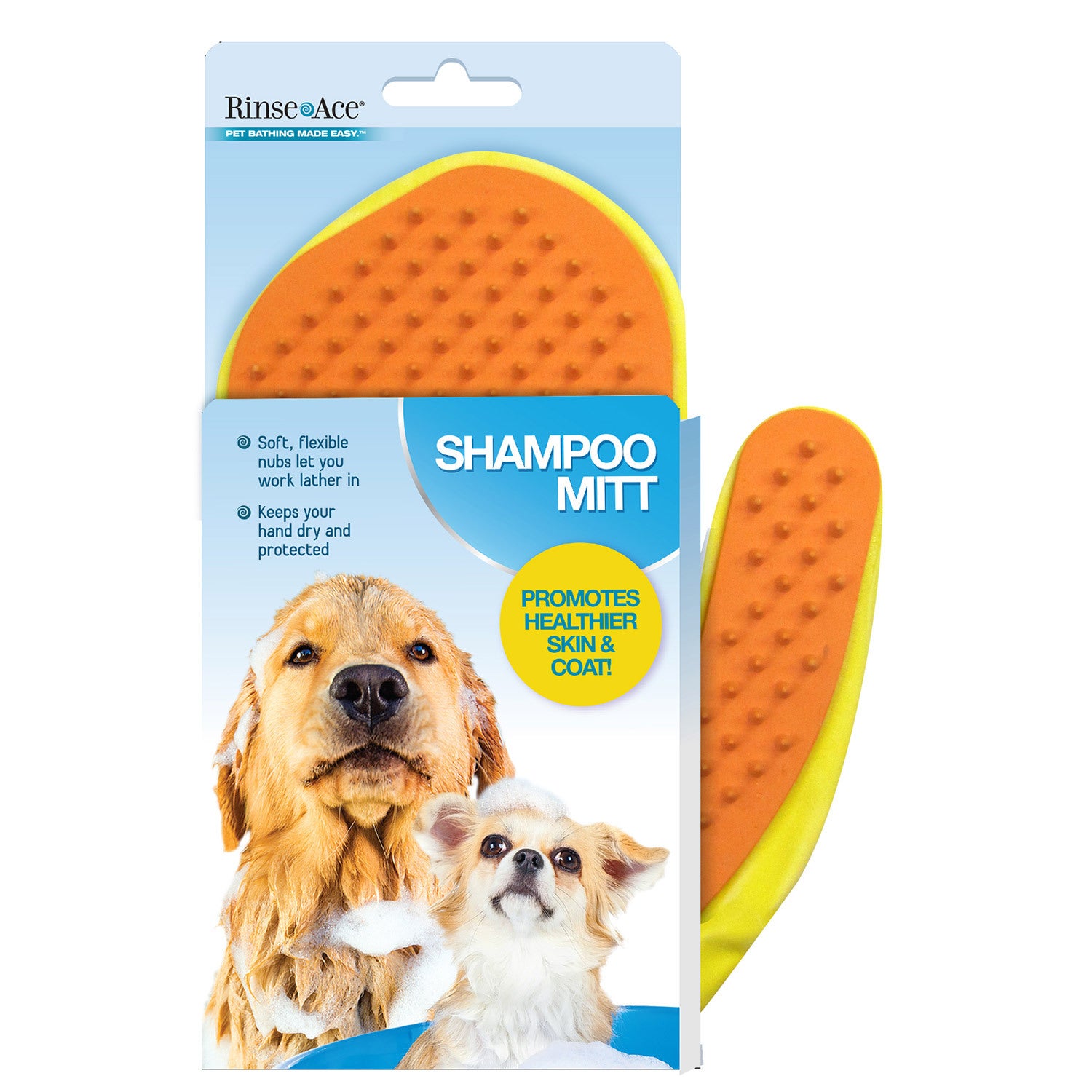 Rinse Ace Pet Shampoo Mitt