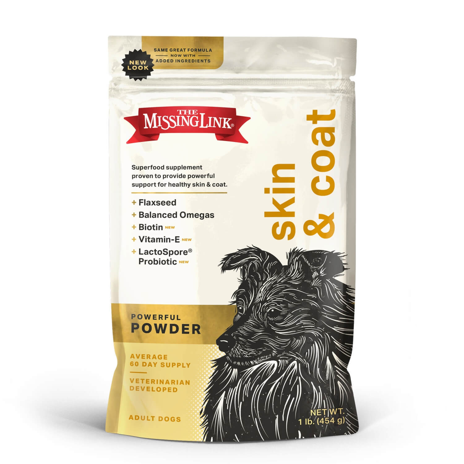 The Missing Link Skin & Coat Powder Supplement For Dogs