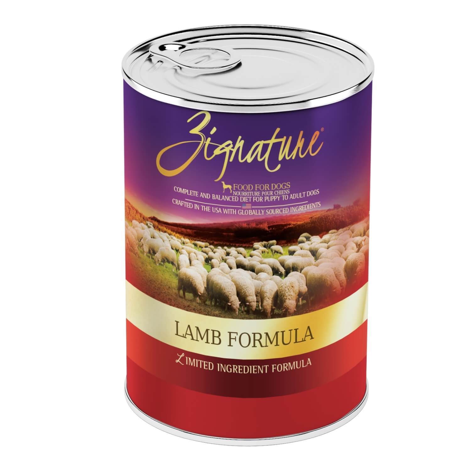 Zignature Lamb Formula Limited Ingredient Wet Dog Food, 13Oz