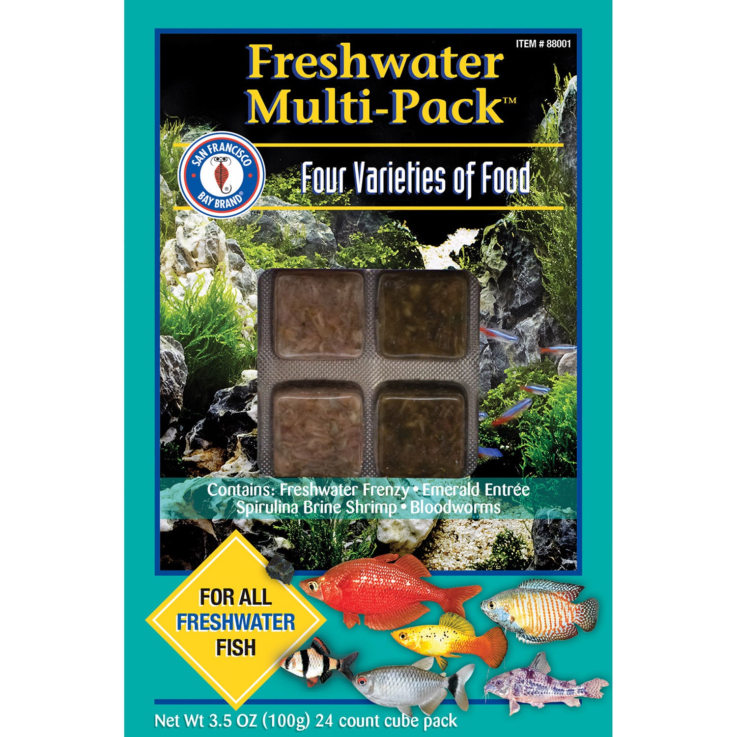 San Francisco Bay Freshwater Multi-Pack Frozen Fish Food