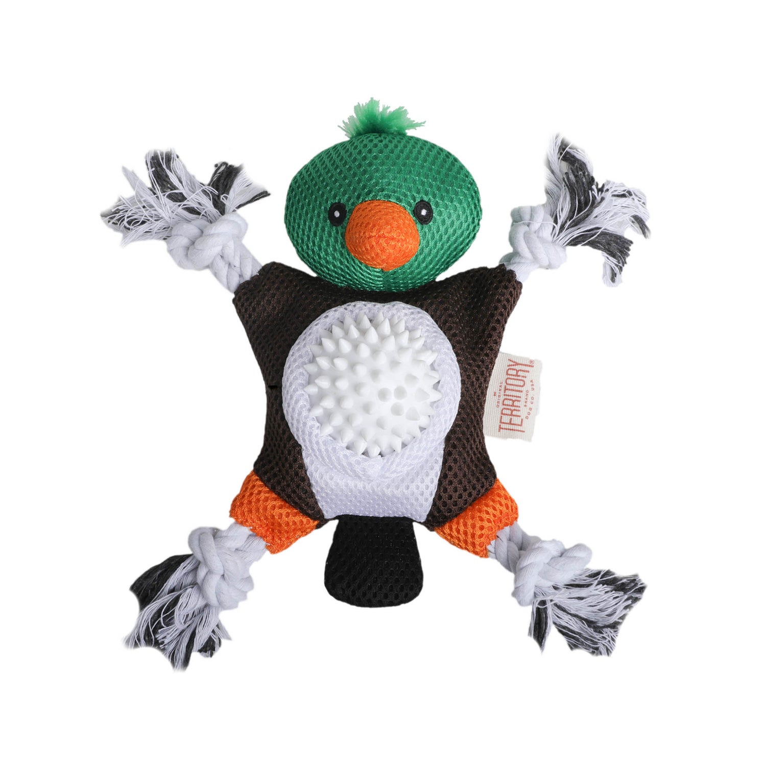 Territory Mallard Duck 2-In-1 Fetch Tug Dog Toy, 10