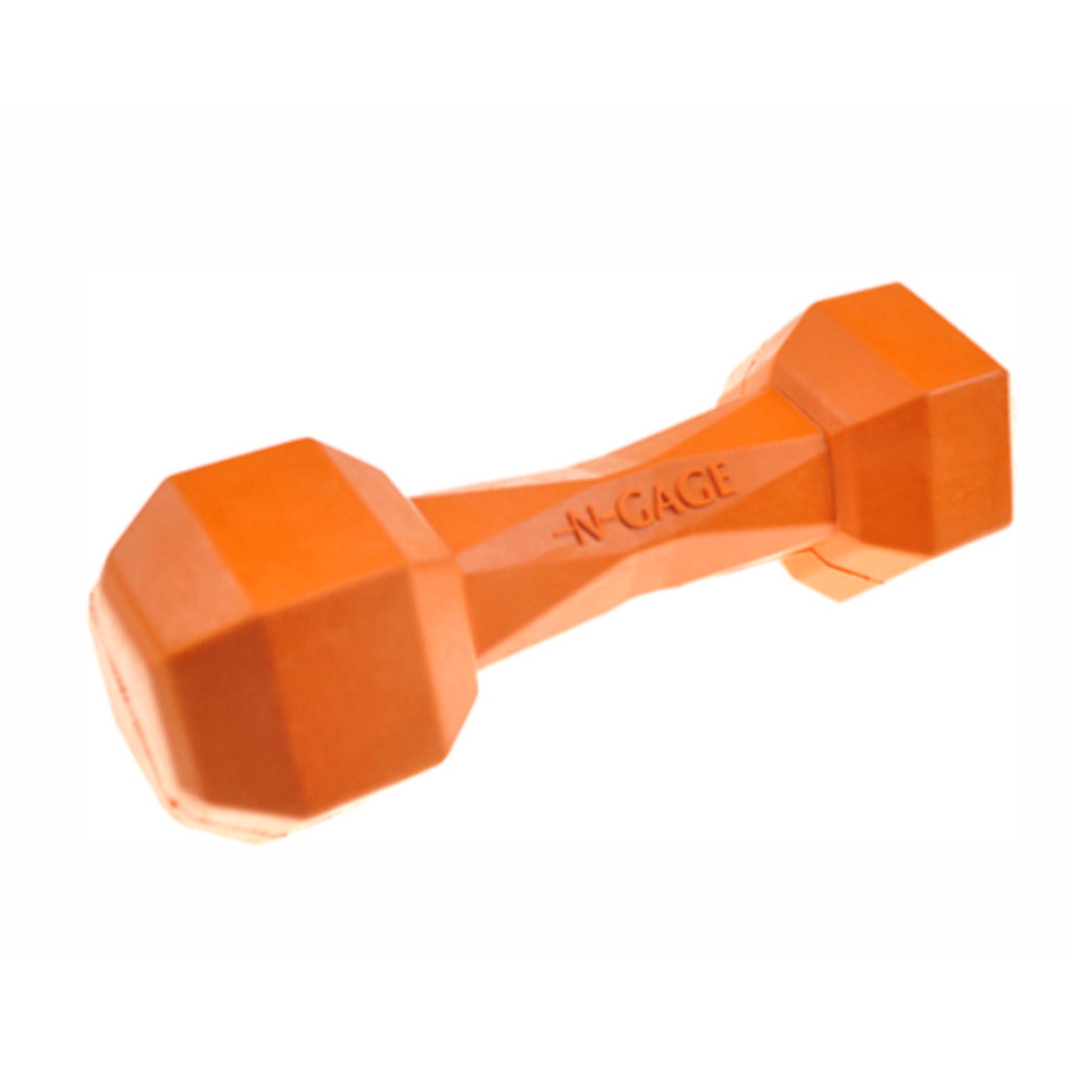 N-Gage Dumbbell Junior Orange Dog Chew Toy, 5In