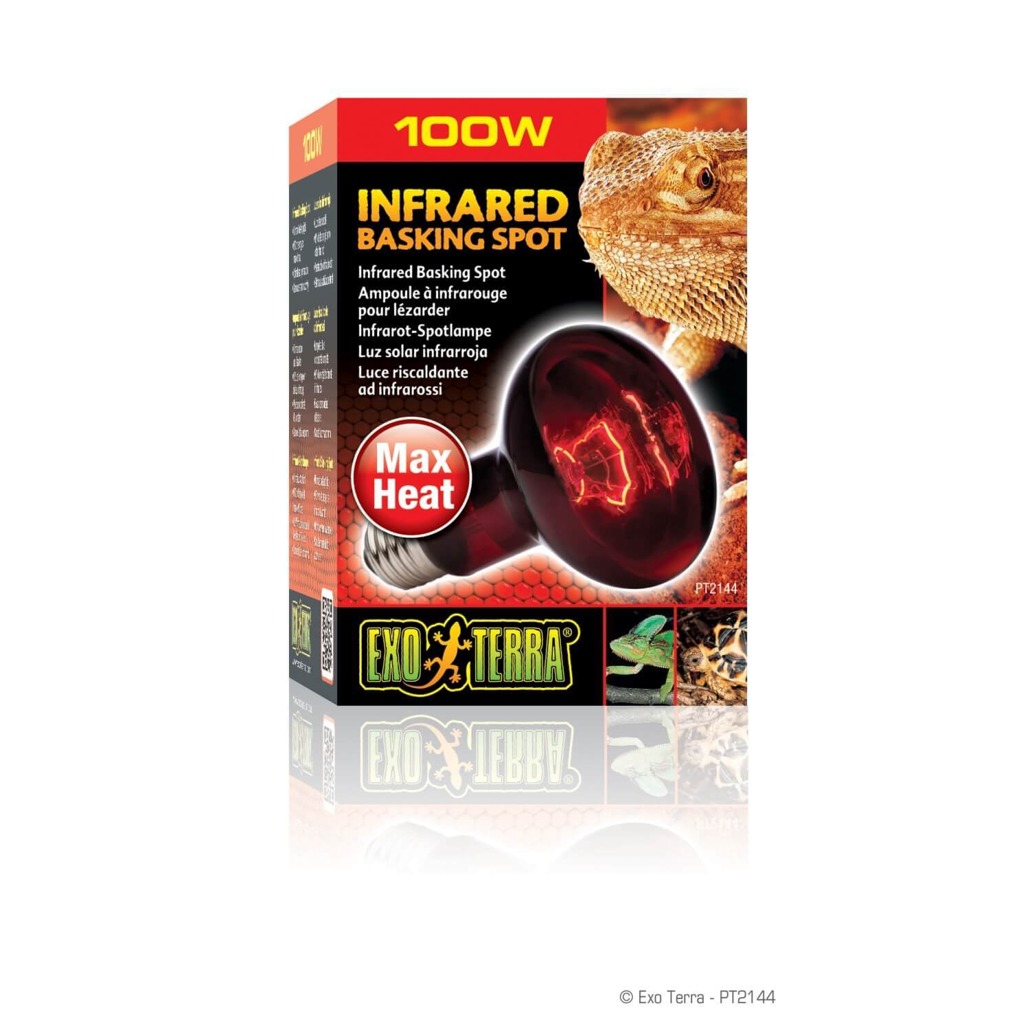 Exo Terra Infrared Basking Spot Lamp, 100W