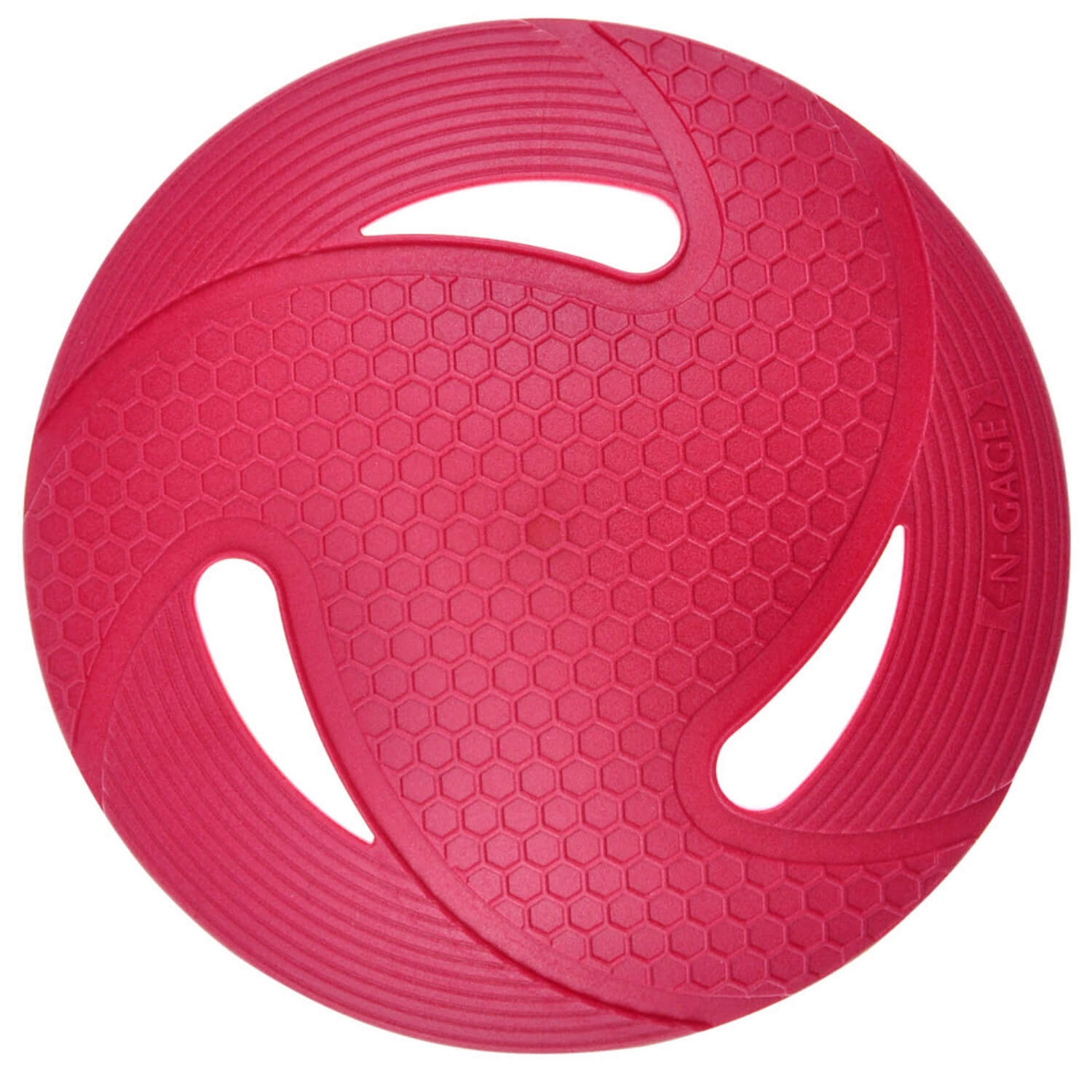 N-Gage Flyer Flying Disc Dog Toy, 9 - Red