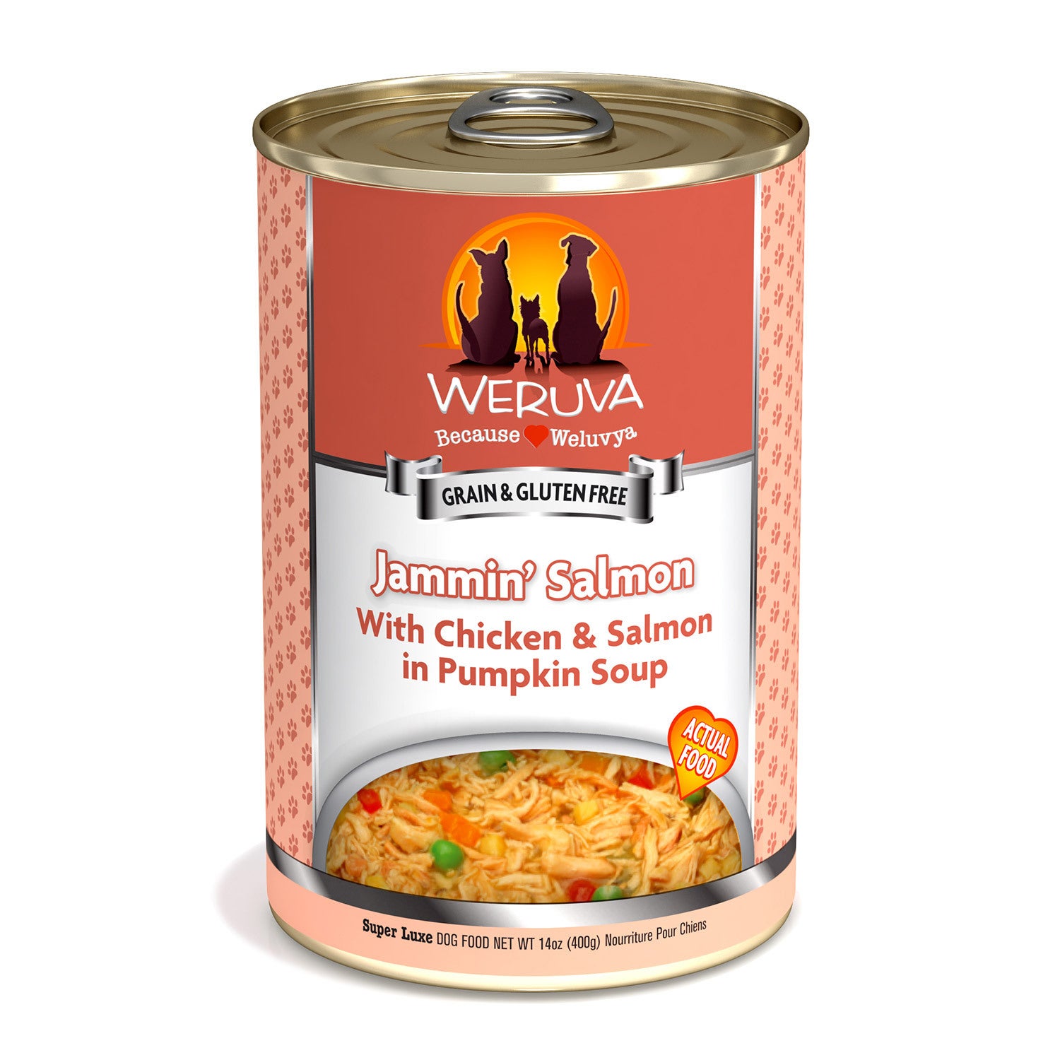 Weruva Classic Jammin' Salmon With Chicken & Salmon In Gravy Wet Dog Food