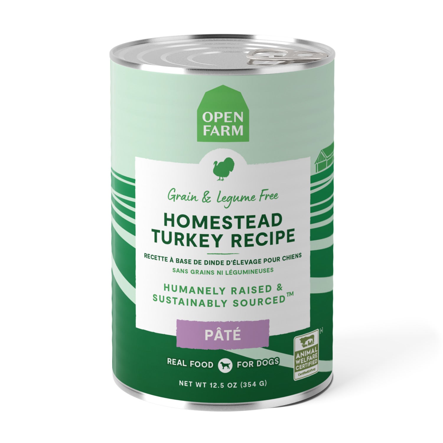 Open Farm Homestead Turkey Pâté Wet Dog Food, 12.5Oz