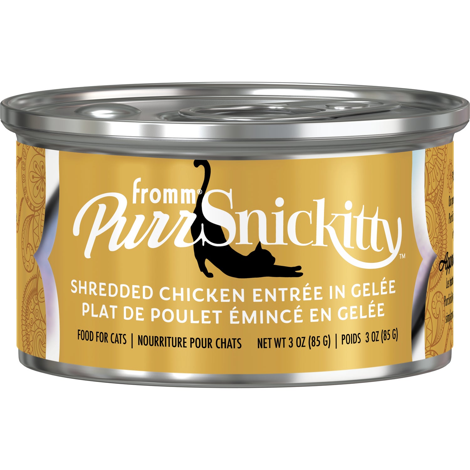 Fromm Purrsnickitty Shredded Chicken In Gelée Wet Cat Food, 3-Oz-12 Pack