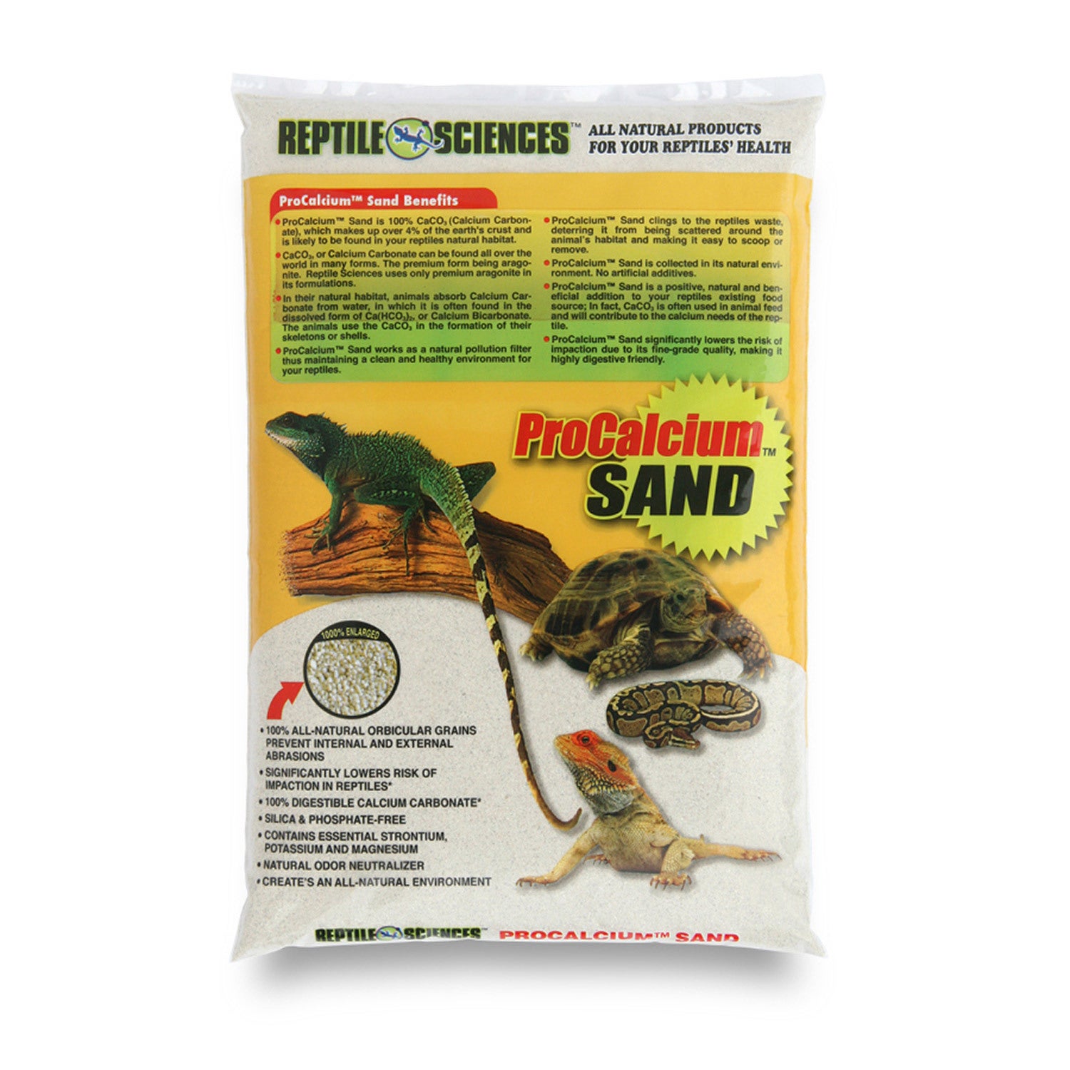 World Wide Reptile Sciences Procalcium Sand White Substrate For Reptiles