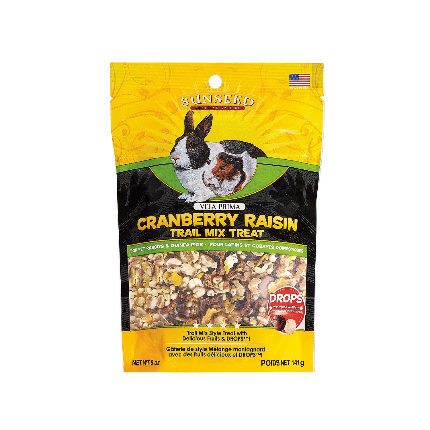 Sun Seed Vita Prima Cranberry Raisin Trail Mix Small Animal Treat
