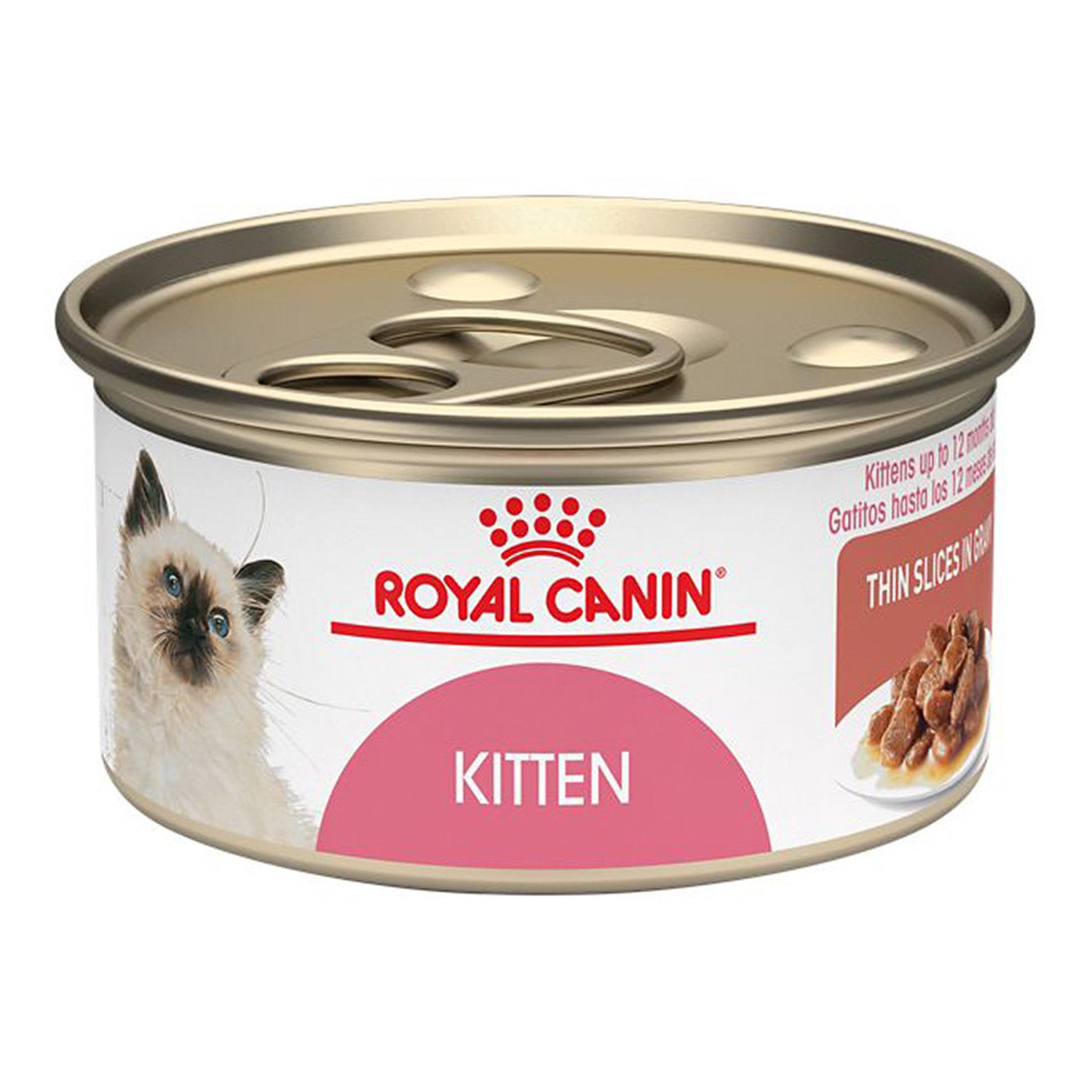 Royal Canin Feline Health Nutrition Kitten Instinctive Thin Slices In Gravy Recipe Wet Cat Food